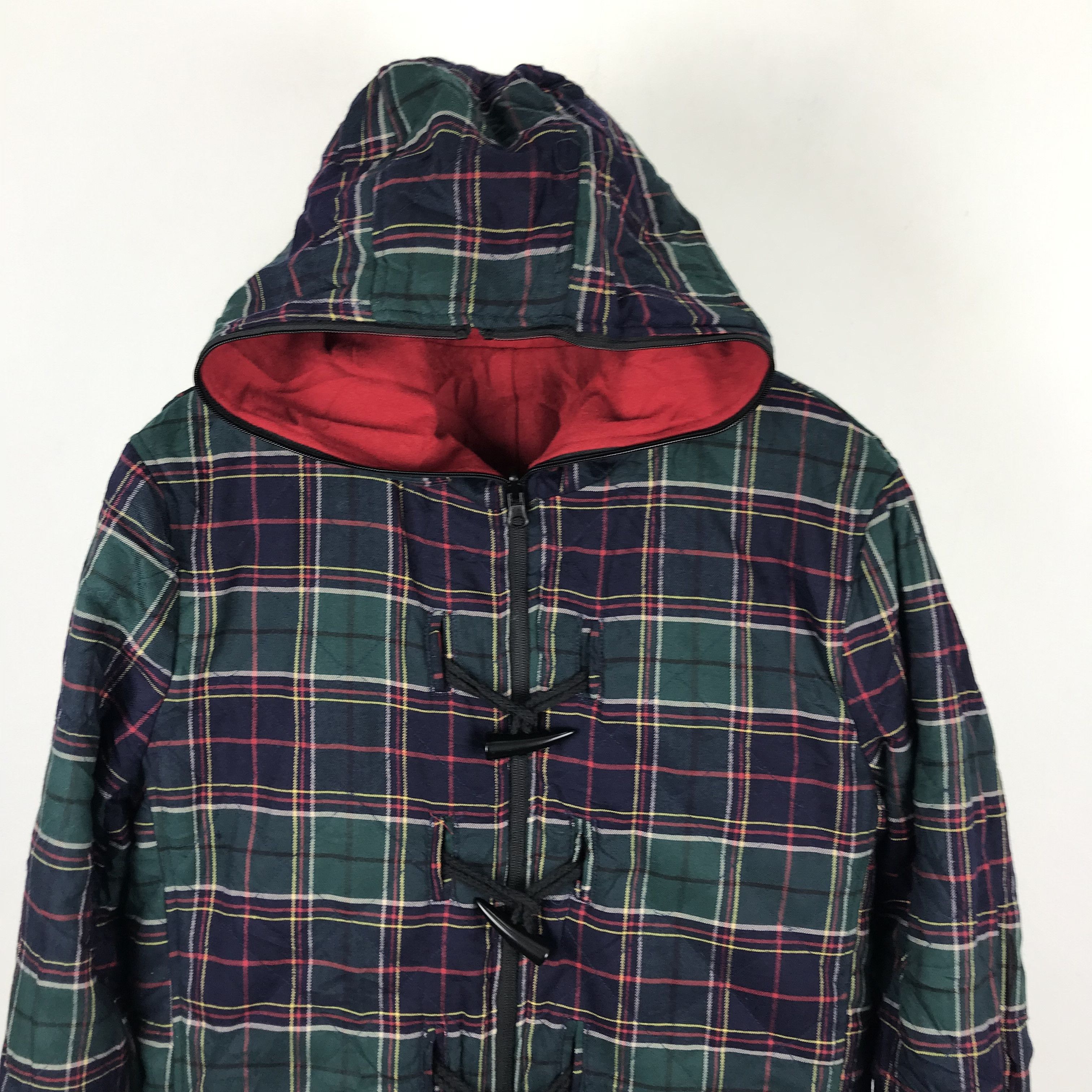 Japanese Brand z252 JAPAN V-MEN REVERSIBLE TARTAN WOOL JACKET NICE DESIGN Size US M / EU 48-50 / 2 - 6 Thumbnail