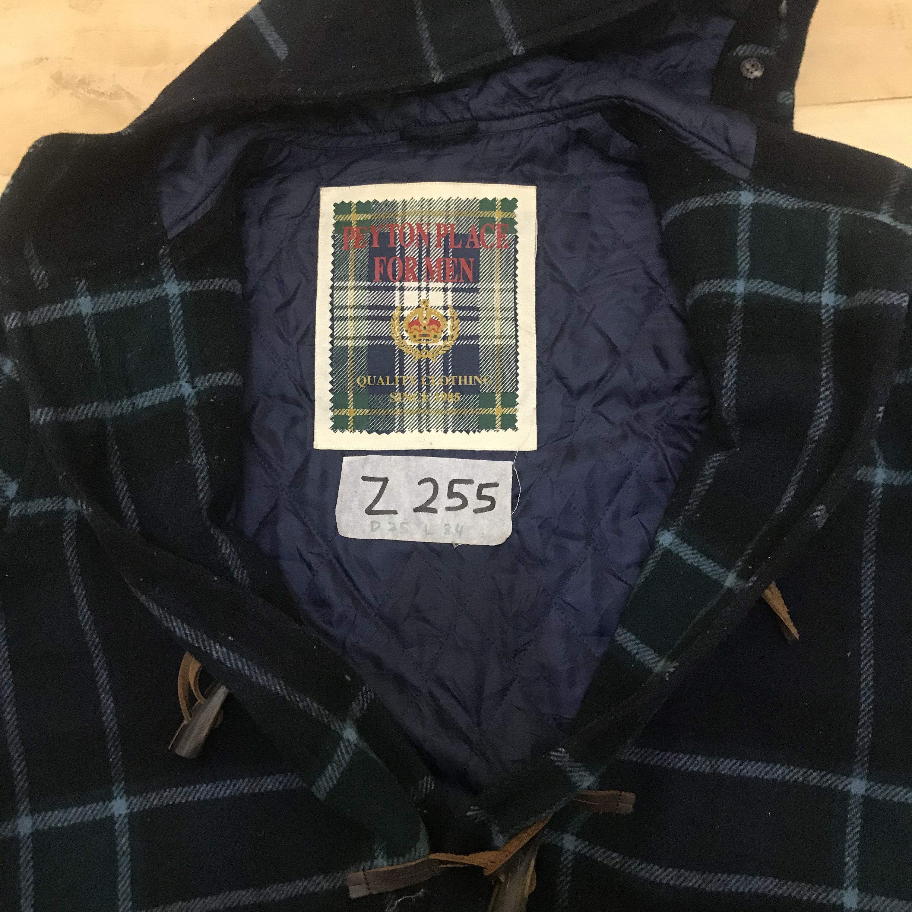 PPFM Z255 PPFM PEYTON PLACE FOR MEN TARTAN WOOL JACKET Size US XL / EU 56 / 4 - 4 Thumbnail