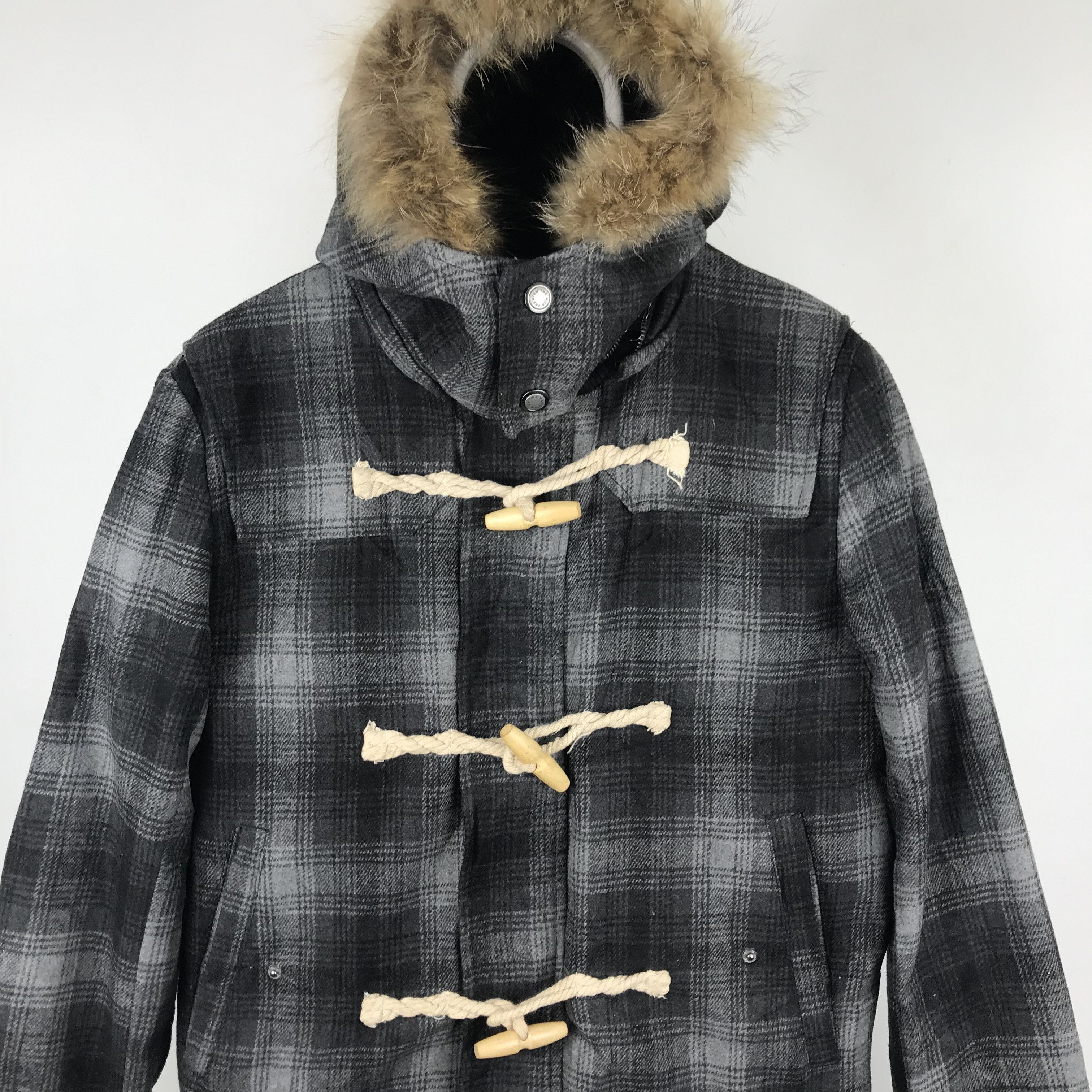 Flannel × Japanese Brand Z256 PREMIUM BY THE MOD TARTAN WOOL HOODED JACKET Size US L / EU 52-54 / 3 - 2 Thumbnail