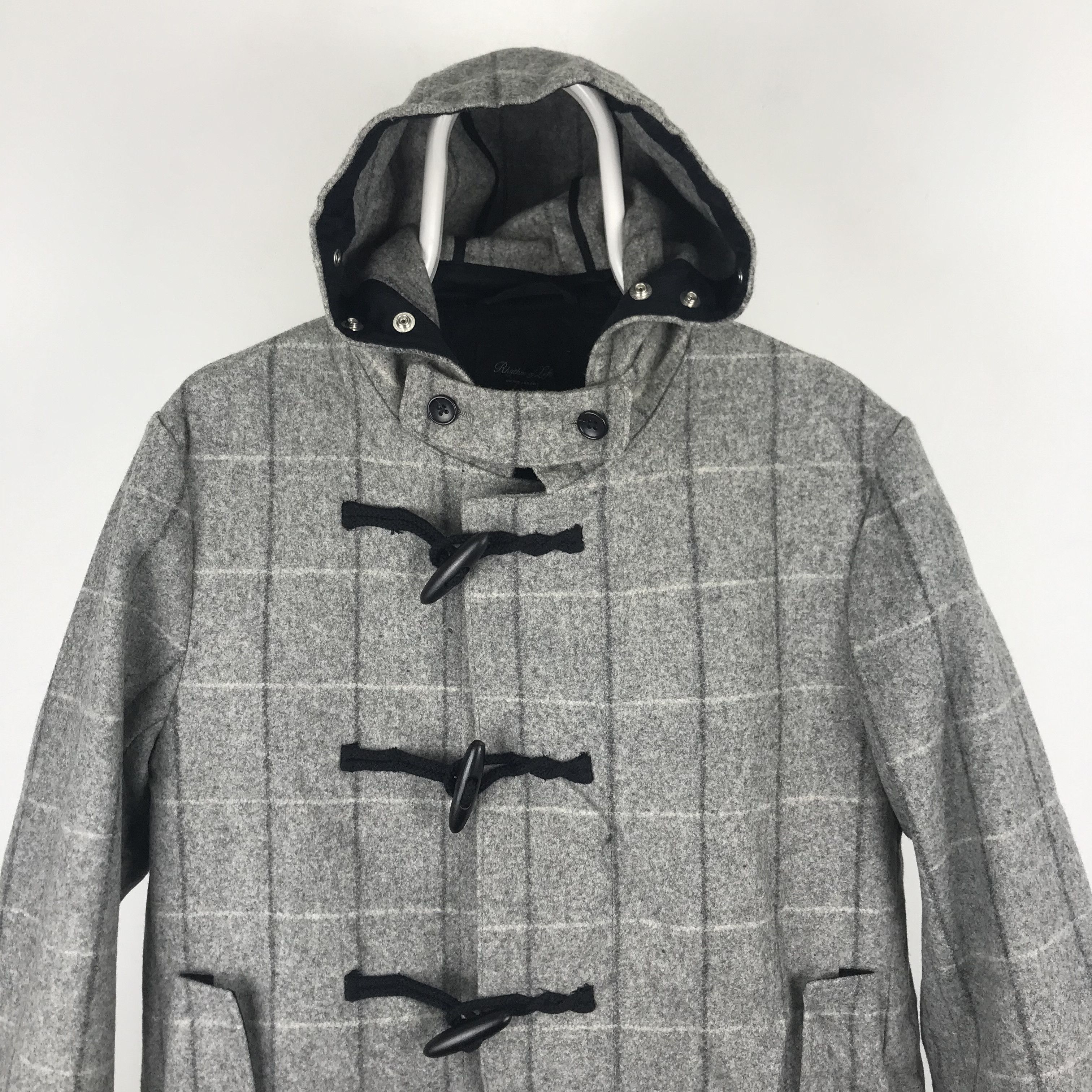 Japanese Brand × United Arrows Z261 UNITED ARROWS X RHYTHM OF LIFE CHECKERED WOOL JACKET Size US M / EU 48-50 / 2 - 2 Thumbnail