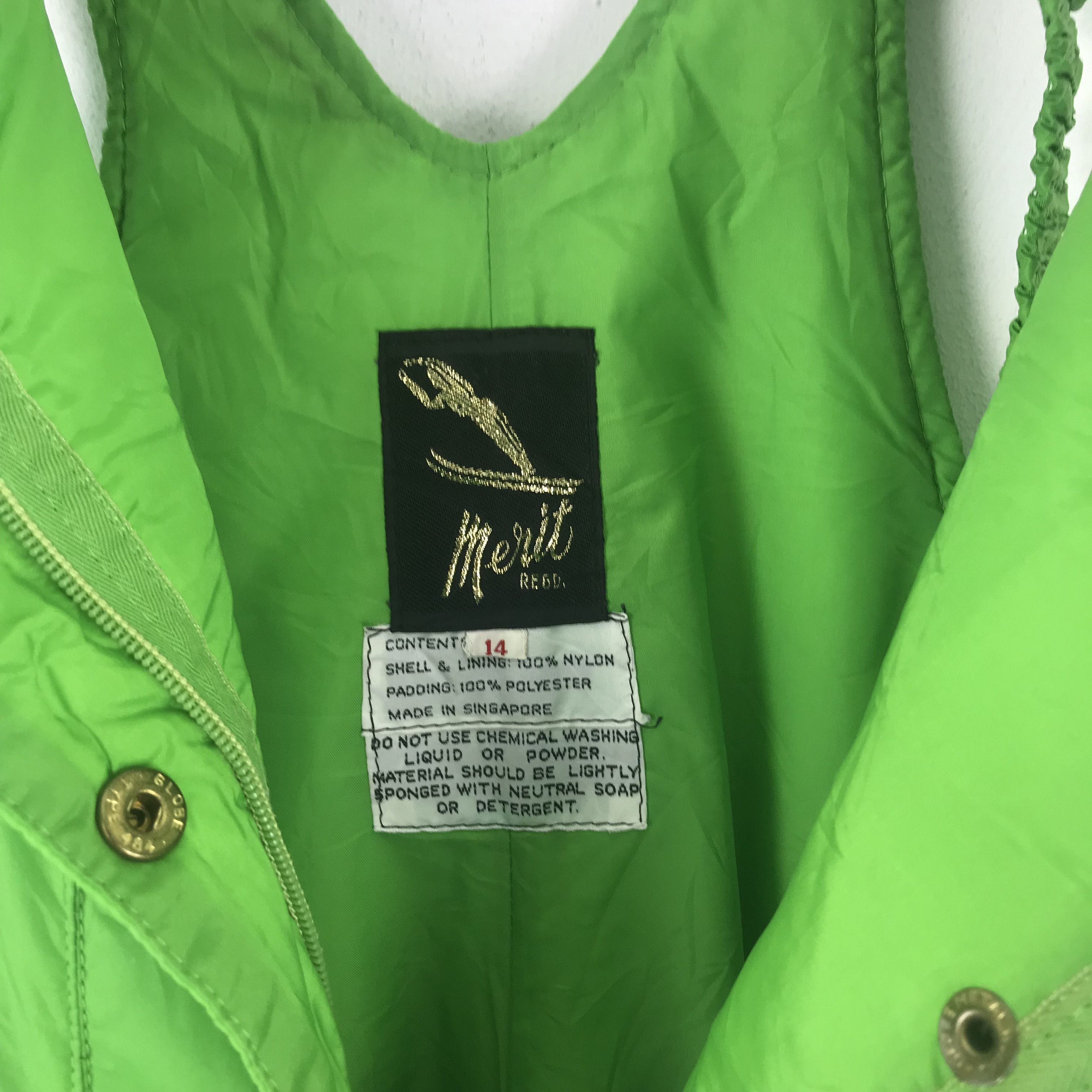 Japanese Brand Z282 VINTAGE MERIT SKI OVERALLS WINTER Size XL / US 12-14 / IT 48-50 - 8 Thumbnail