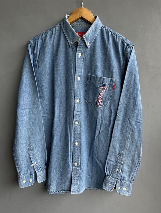 Supreme Supreme The Pink Panther Denim Shirt SS14 | Grailed