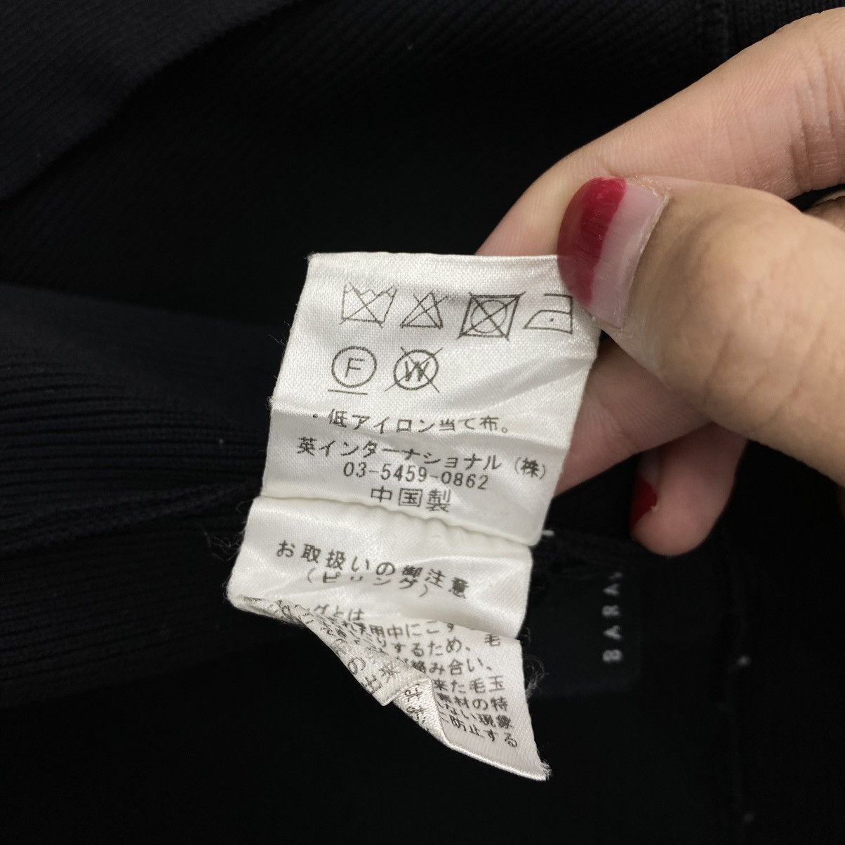 Japanese Brand BARAK Japanese Brand Tie Style Crop Top Black Shirt Size S / US 4 / IT 40 - 5 Thumbnail