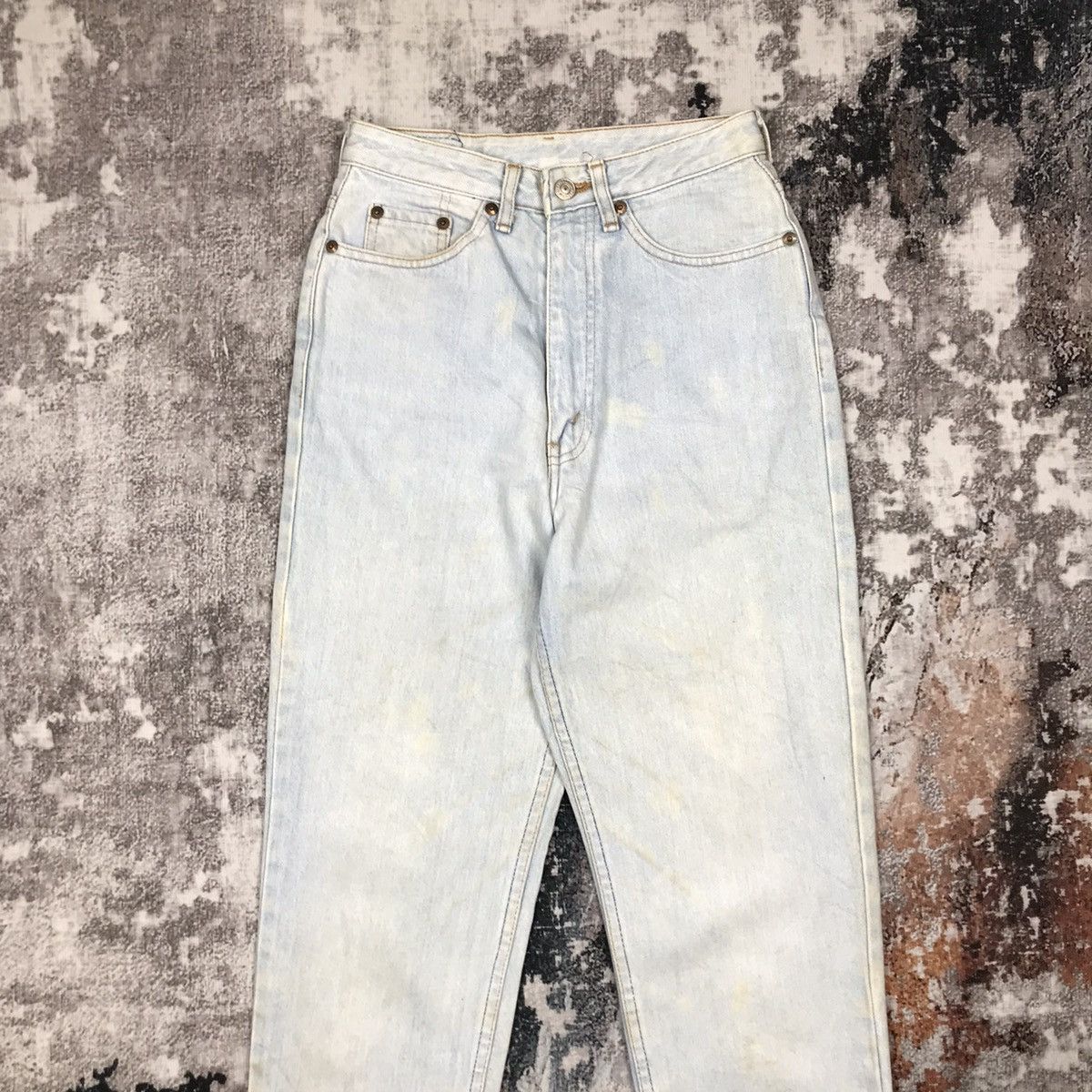 Levi's × Vintage Vintage Levis 626 Dirty Distressed High Waist Skinny Jeans Size 25" / US 0 / IT 36 - 7 Thumbnail