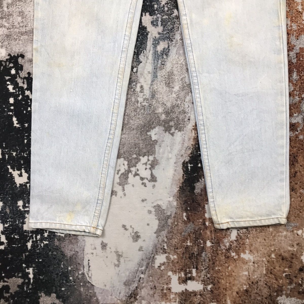 Levi's × Vintage Vintage Levis 626 Dirty Distressed High Waist Skinny Jeans Size 25" / US 0 / IT 36 - 11 Thumbnail