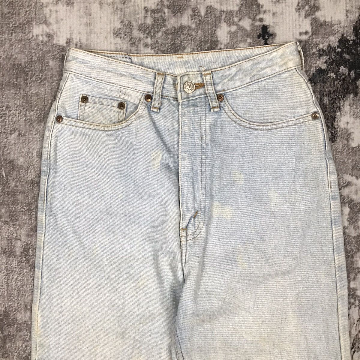Levi's × Vintage Vintage Levis 626 Dirty Distressed High Waist Skinny Jeans Size 25" / US 0 / IT 36 - 8 Thumbnail