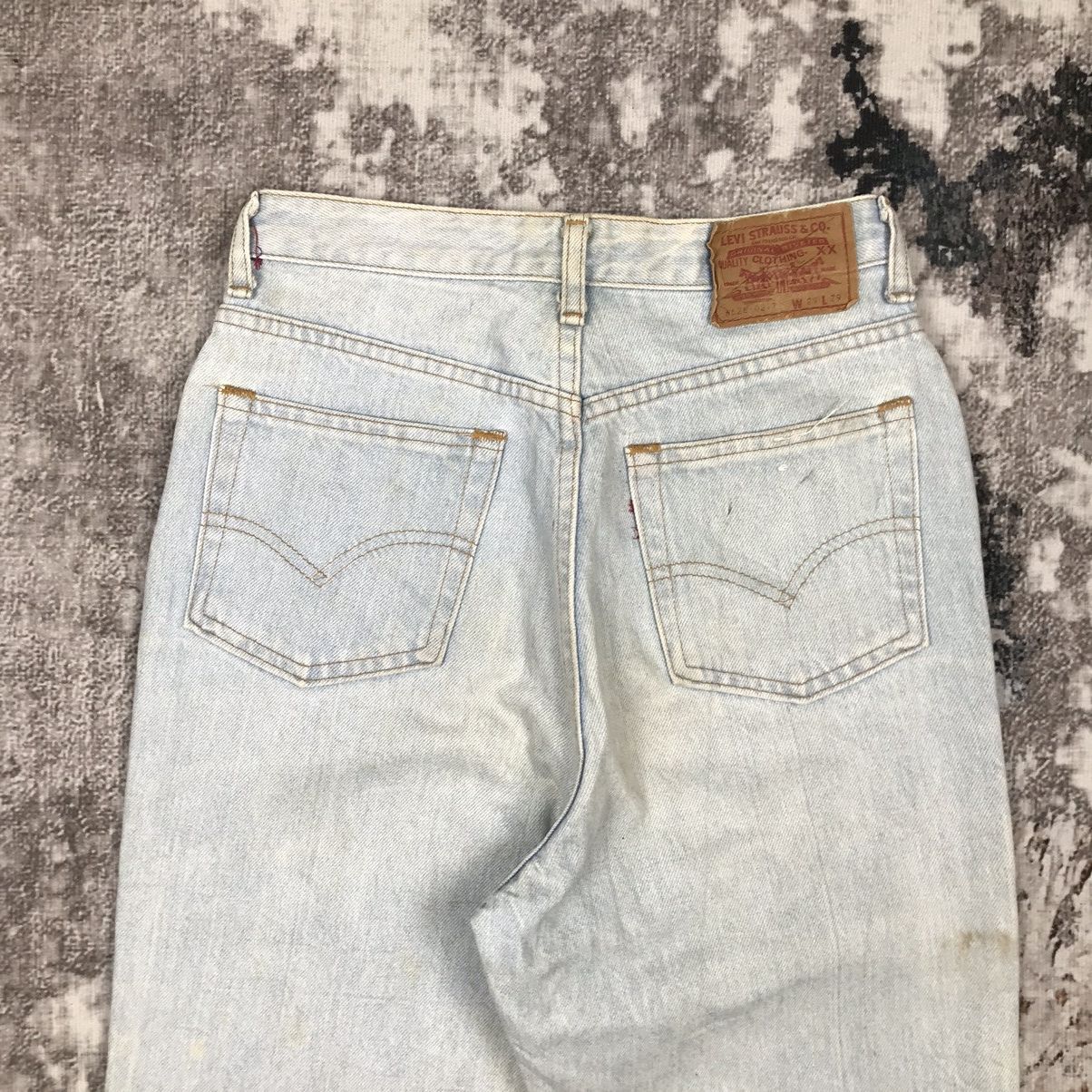 Levi's × Vintage Vintage Levis 626 Dirty Distressed High Waist Skinny Jeans Size 25" / US 0 / IT 36 - 3 Thumbnail
