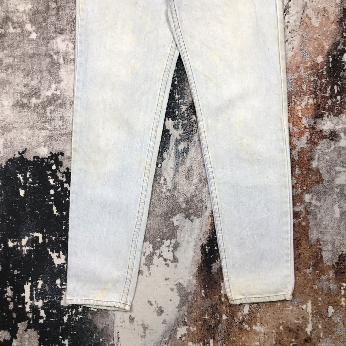 Levi's × Vintage Vintage Levis 626 Dirty Distressed High Waist Skinny Jeans Size 25" / US 0 / IT 36 - 10 Thumbnail