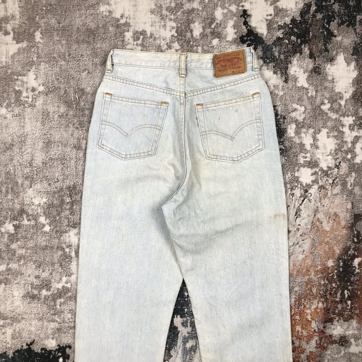 Levi's × Vintage Vintage Levis 626 Dirty Distressed High Waist Skinny Jeans Size 25" / US 0 / IT 36 - 2 Thumbnail