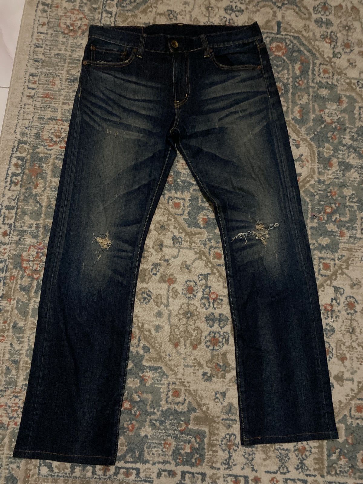 Uniqlo Distressed Denim Jeans