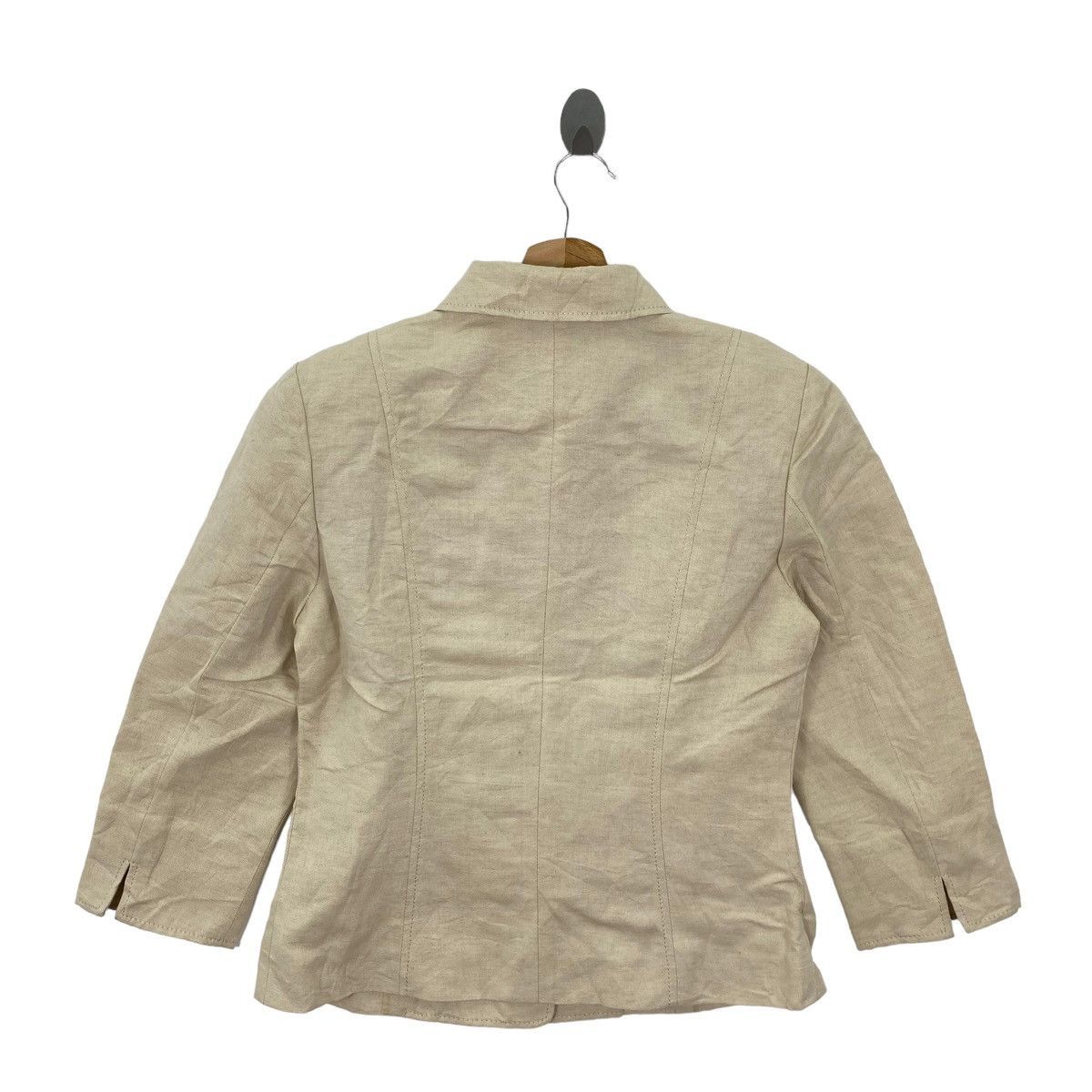 Vintage GERARD DAREL PARIS Button Up Short Style Cream Blazer Coat Size XS / US 0-2 / IT 36-38 - 7 Thumbnail