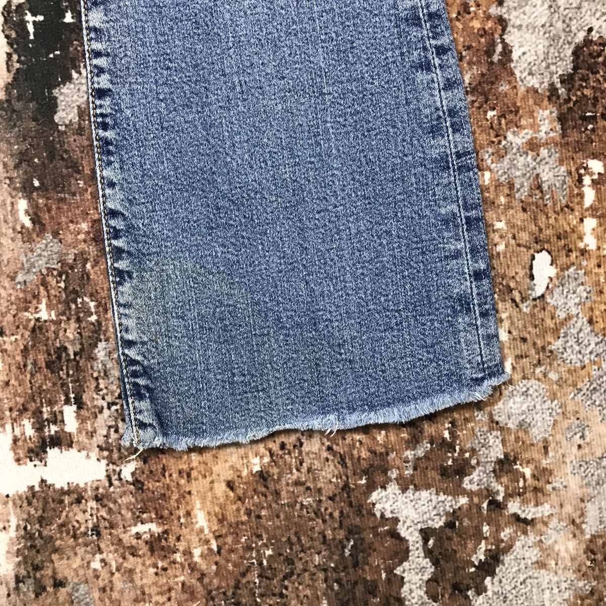 Levi's × Vintage Vintage Levis 518 Flare Light Wash Denim Jeans Size 29" - 7 Thumbnail
