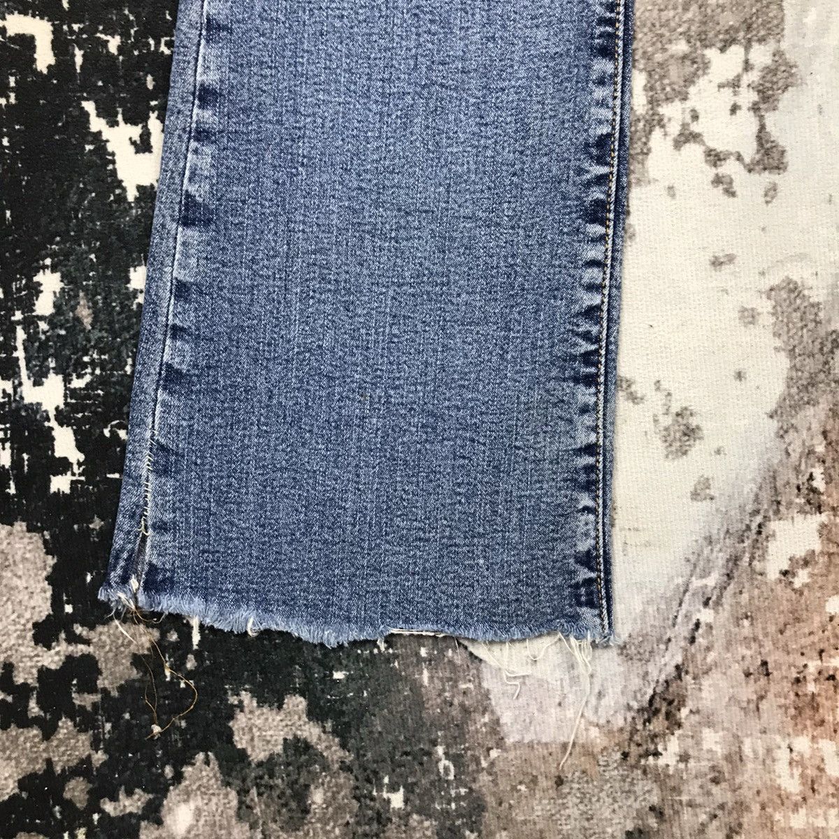 Levi's × Vintage Vintage Levis 518 Flare Light Wash Denim Jeans Size 29" - 6 Thumbnail