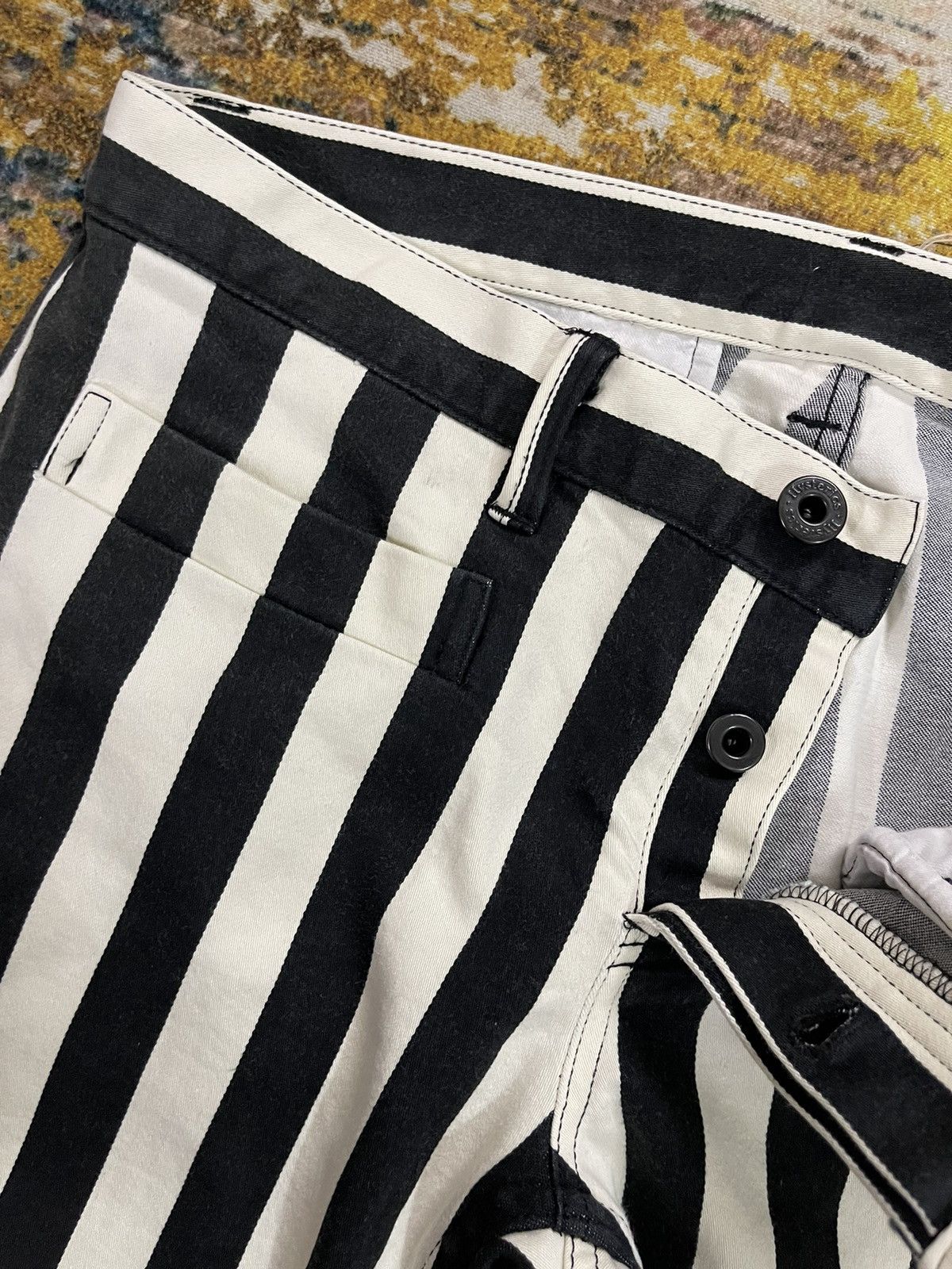 Hysteric Glamour 🇯🇵 Hysteric Glamour Striped Stretch Pants Size 30" / US 8 / IT 44 - 5 Thumbnail