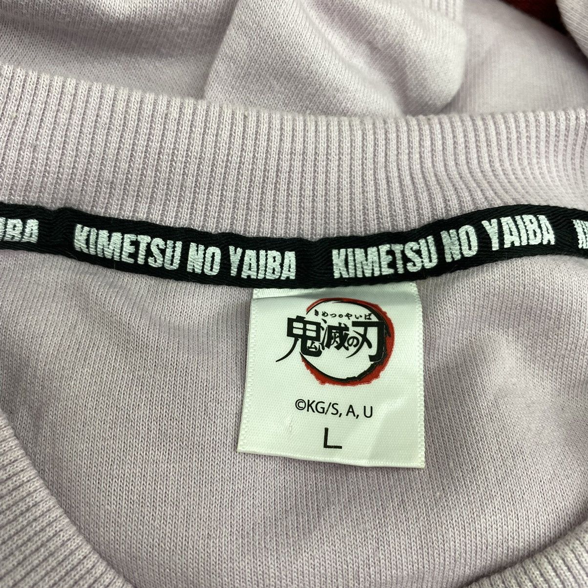 Japanese Brand KAMADO NEZUKO Kimetsu no Yaiba Anime Character Print Sleeve Size L / US 10 / IT 46 - 5 Thumbnail