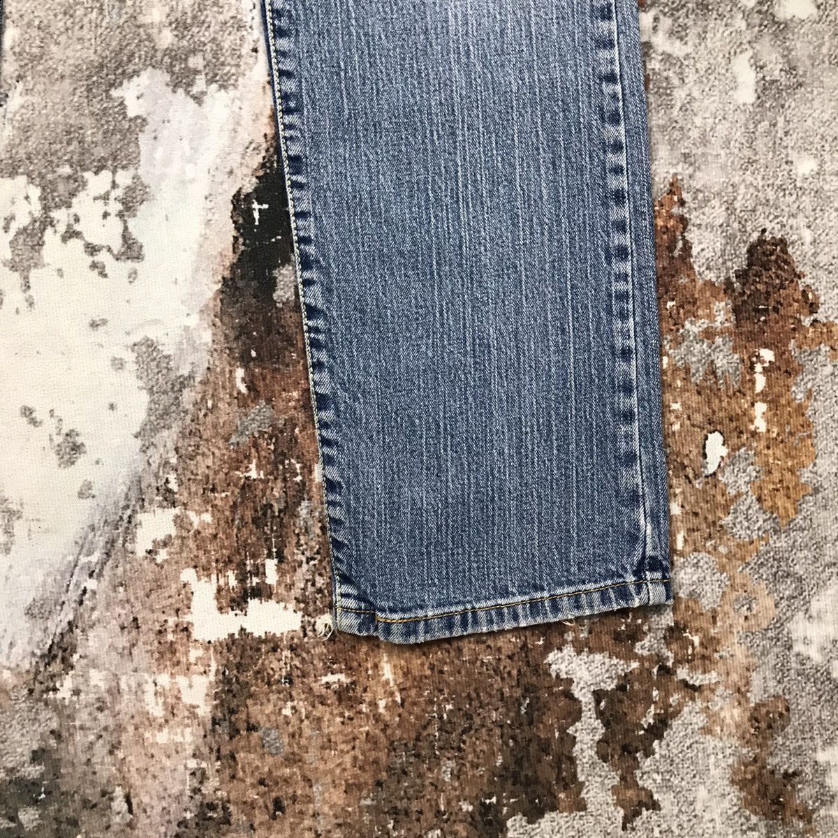 Levi's × Vintage Vintage Levis 505 Baggy Light Wash Distressed Denim Jeans Size 34" / US 12 / IT 48 - 8 Thumbnail