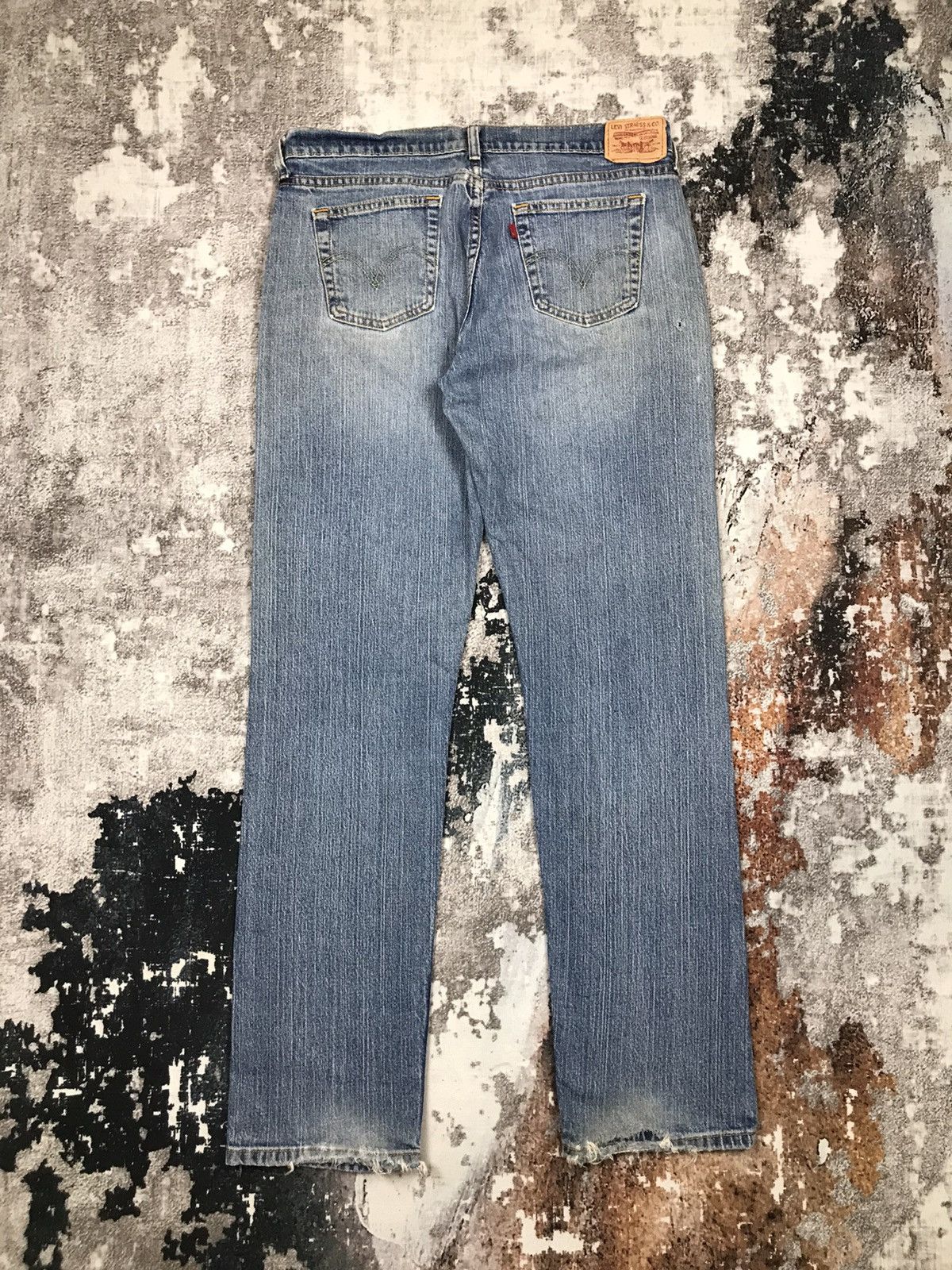 Levi's × Vintage Vintage Levis 505 Baggy Light Wash Distressed Denim Jeans Size 34" / US 12 / IT 48 - 9 Thumbnail