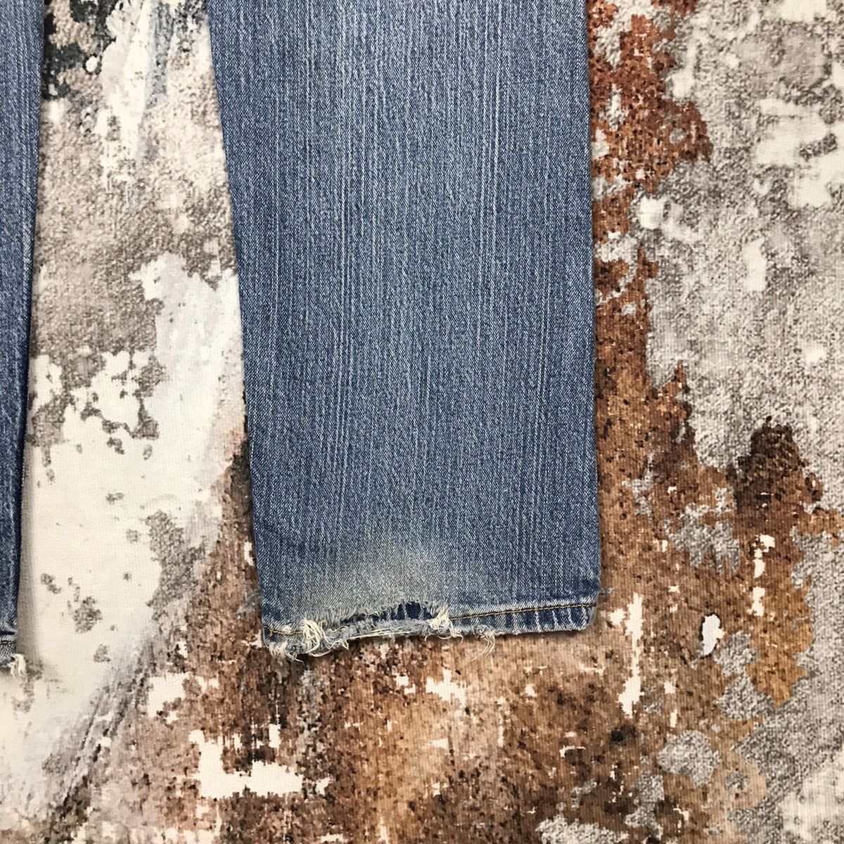 Levi's × Vintage Vintage Levis 505 Baggy Light Wash Distressed Denim Jeans Size 34" / US 12 / IT 48 - 16 Thumbnail