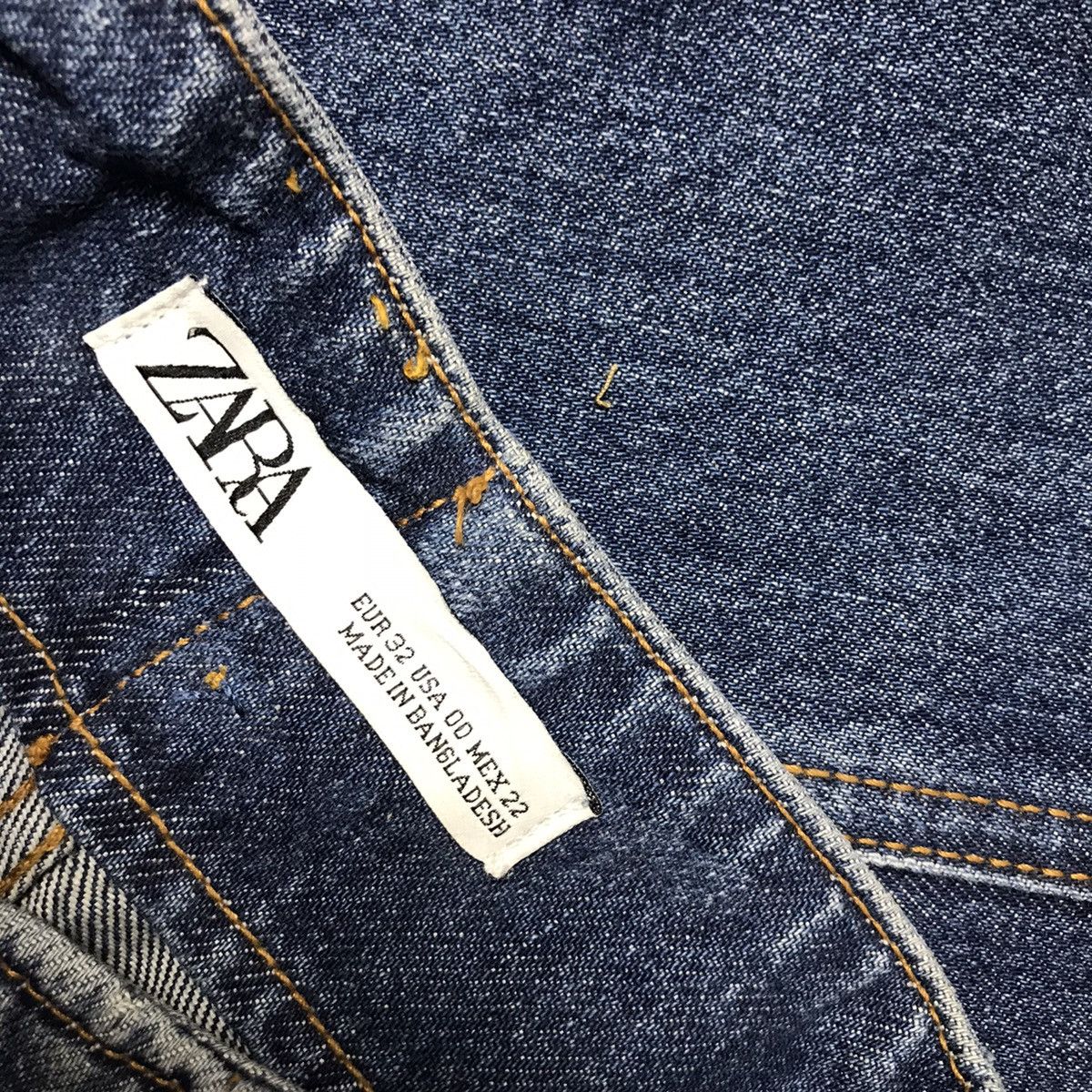 Zara Patchwork Bagyy High Waist Design Anke Denim Jeans