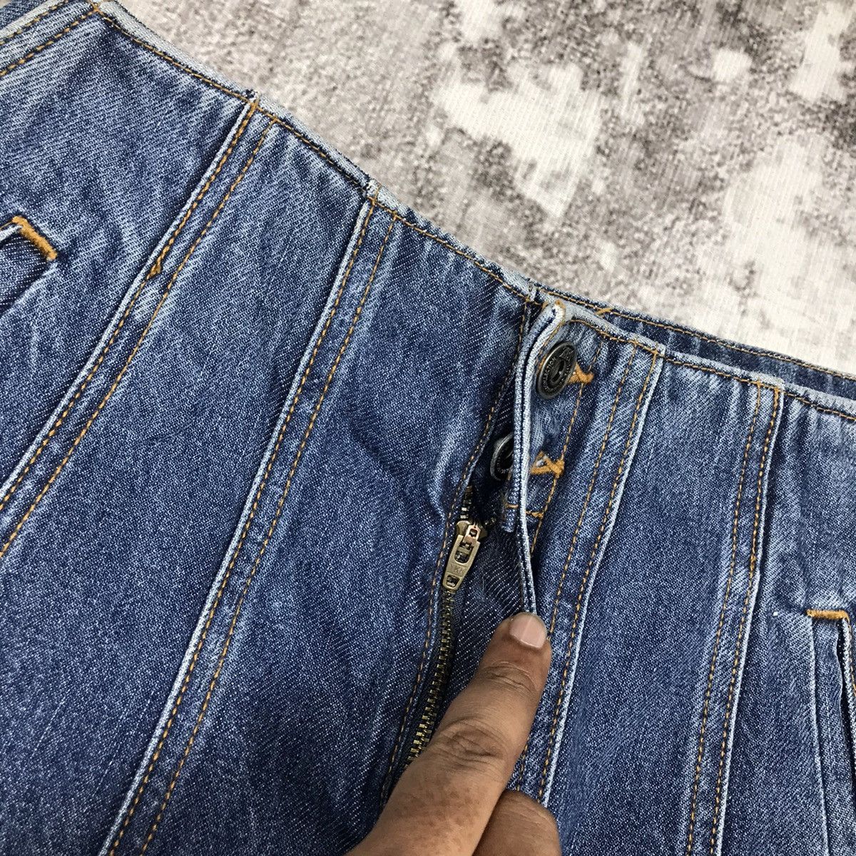 Zara Patchwork Bagyy High Waist Design Anke Denim Jeans