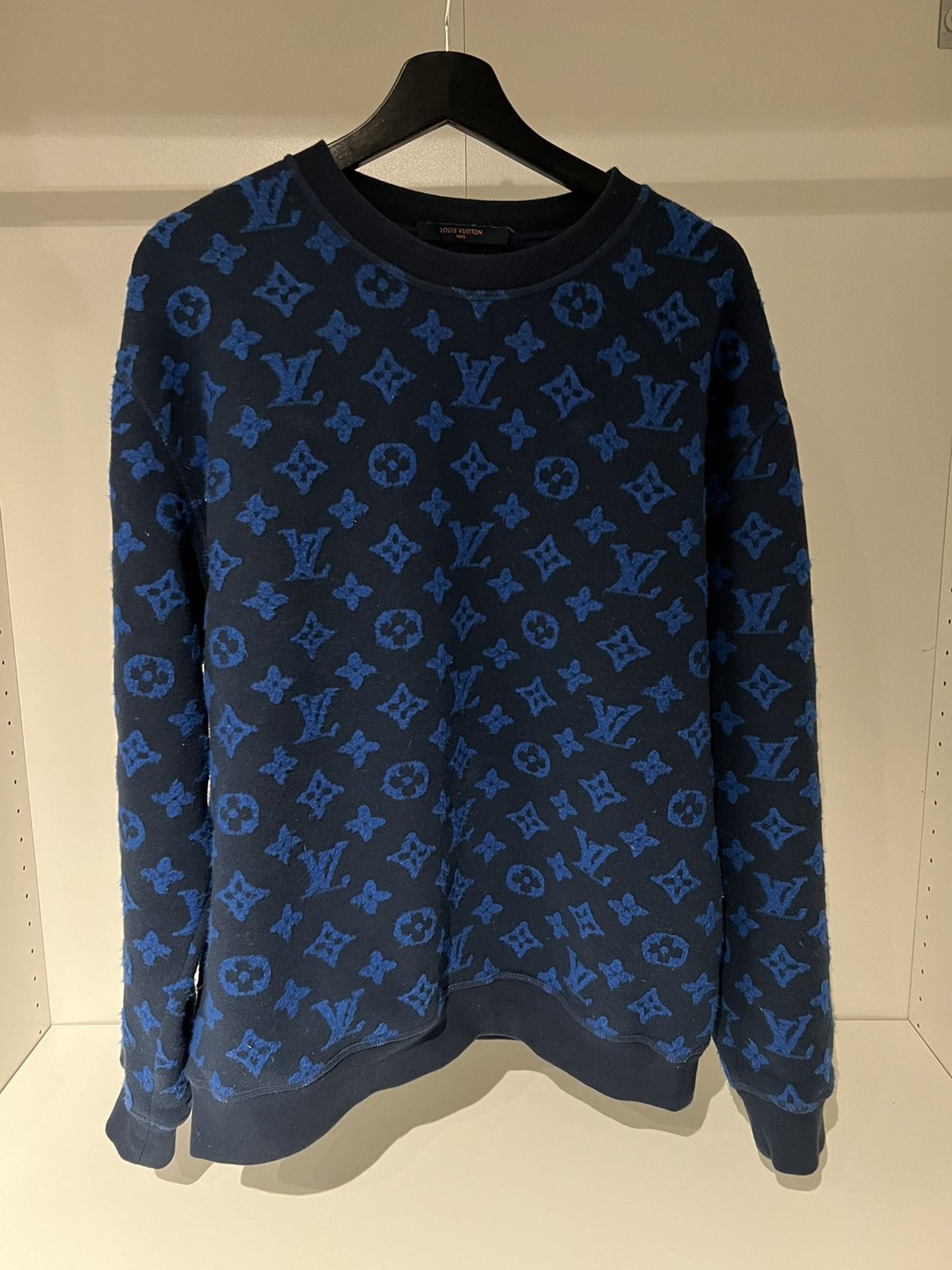 Louis Vuitton Louis Vuitton Full Monogram Jacquard Crew Neck Grailed