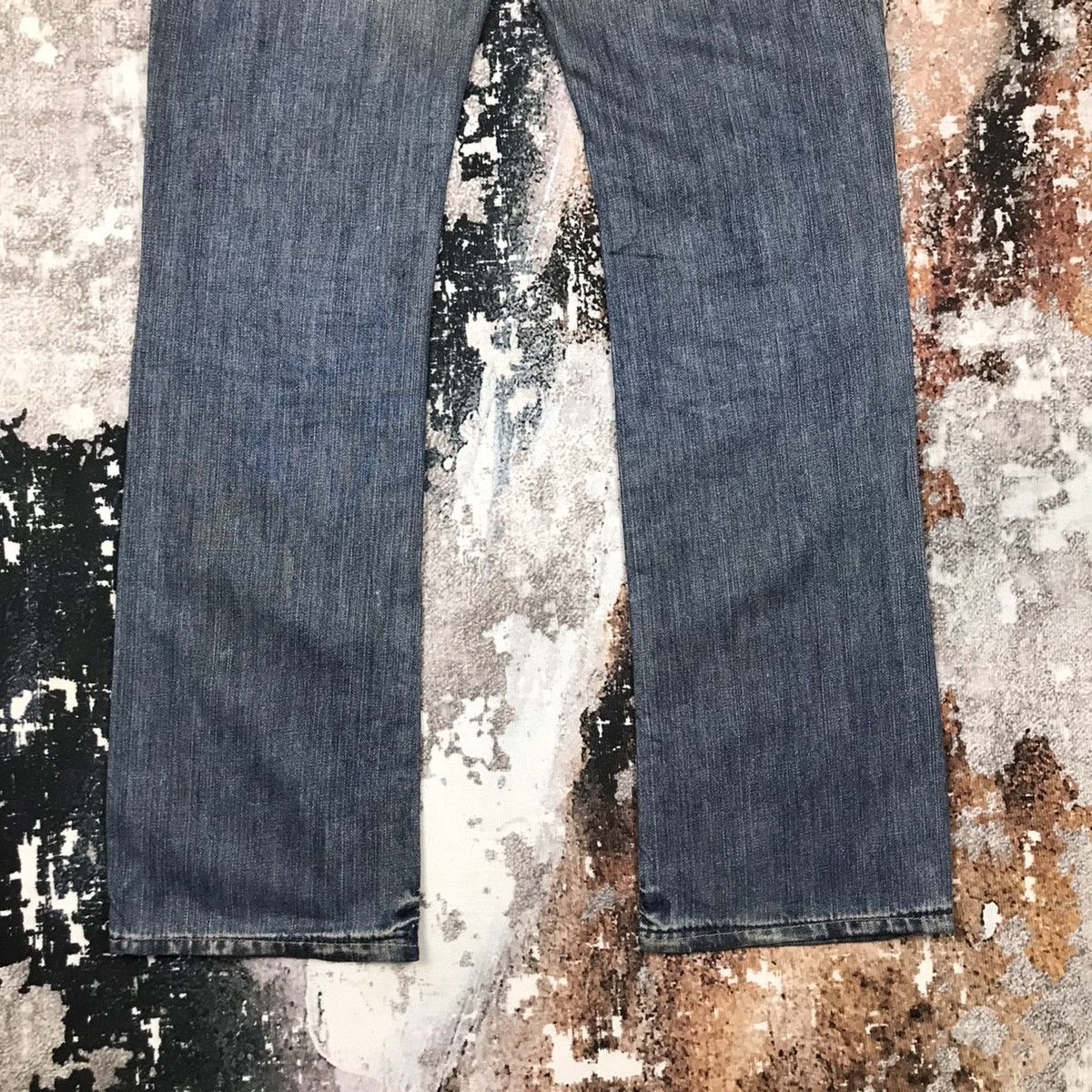 Replay × Vintage Vintage Replay Flare Designs Light Wash Denim Jeans Size 29" - 9 Thumbnail