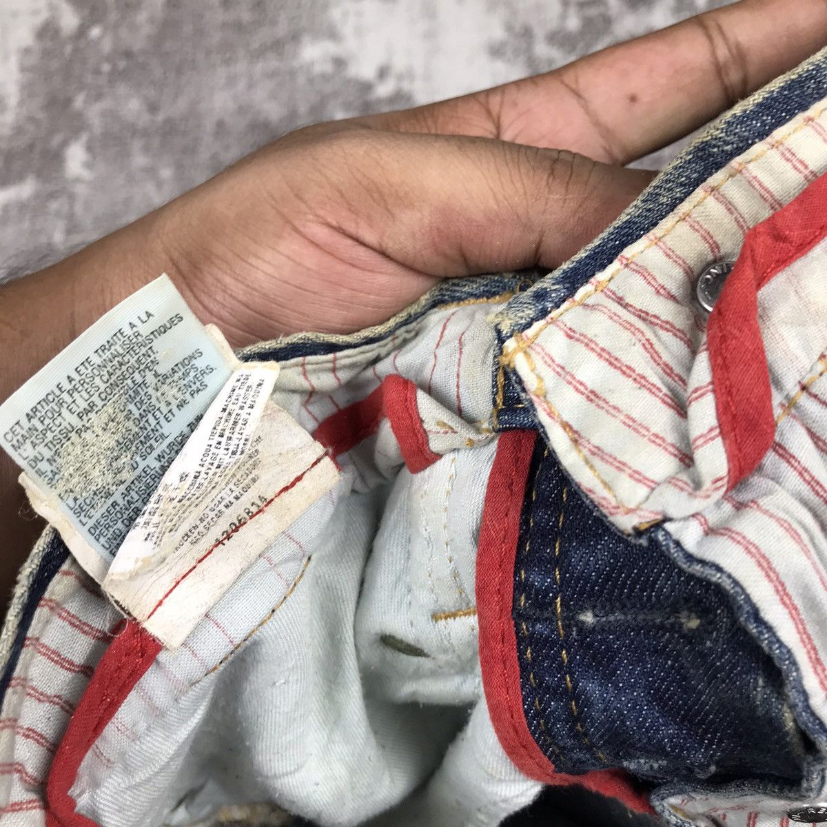 Replay × Vintage Vintage Replay Flare Designs Light Wash Denim Jeans Size 29" - 13 Thumbnail