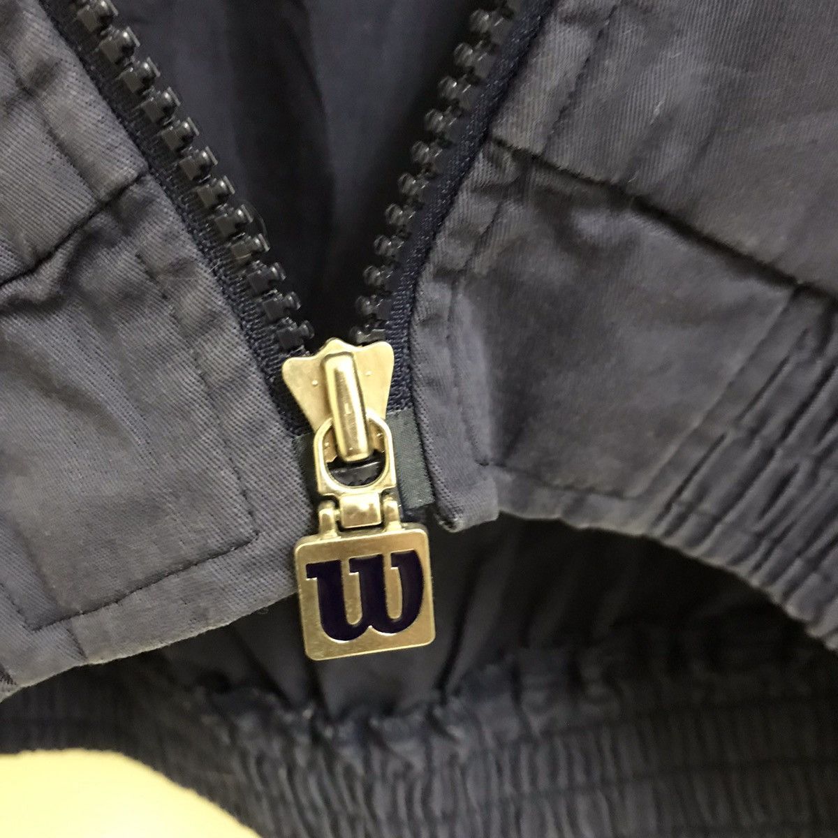 Vintage × Wilson Vintage 90s wilson embroidery biglogo jacket hoodie Size US L / EU 52-54 / 3 - 9 Thumbnail