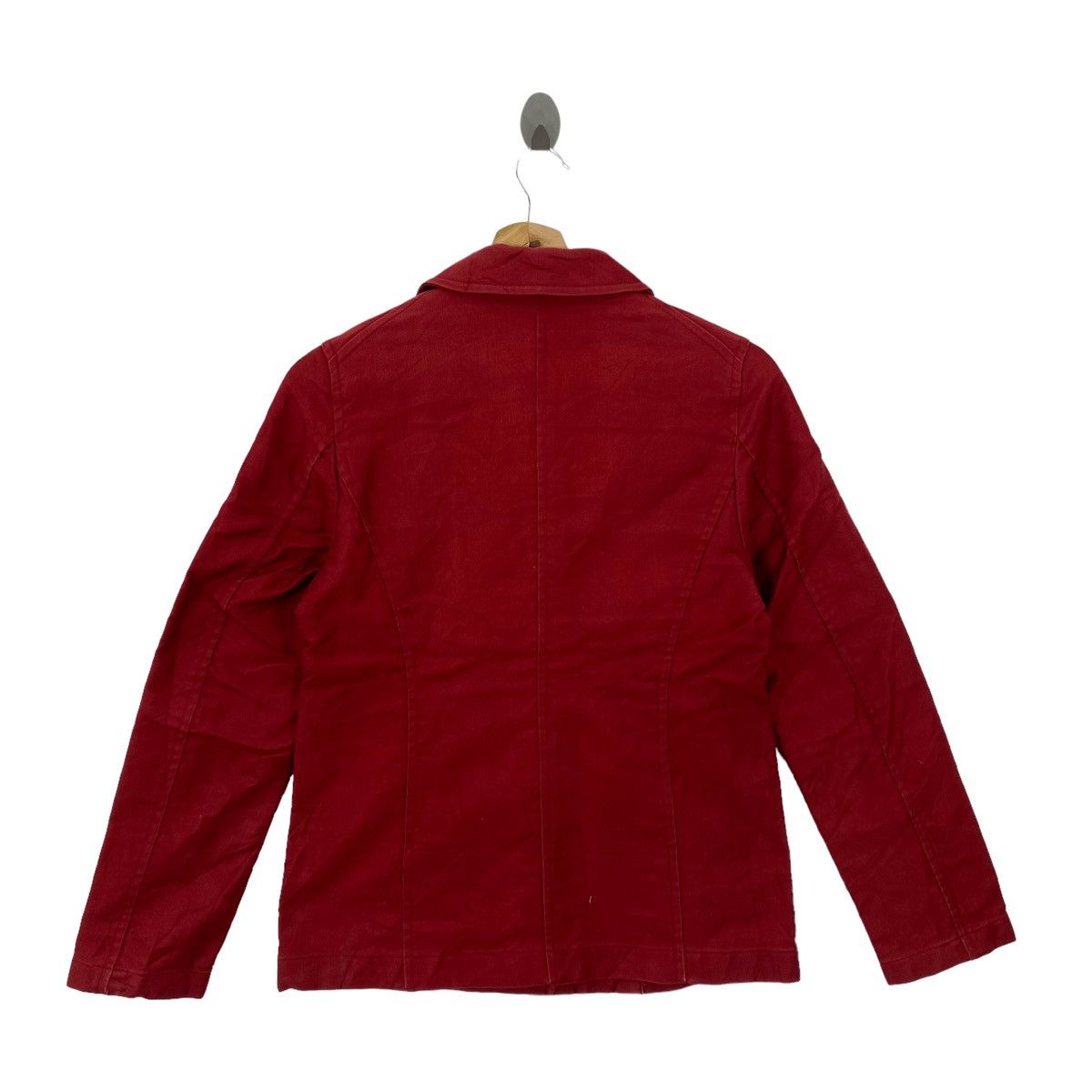 SHIPS Vintage SHIPS For Women Red Jeans Plain Coat Jacket Size M / US 6-8 / IT 42-44 - 7 Thumbnail