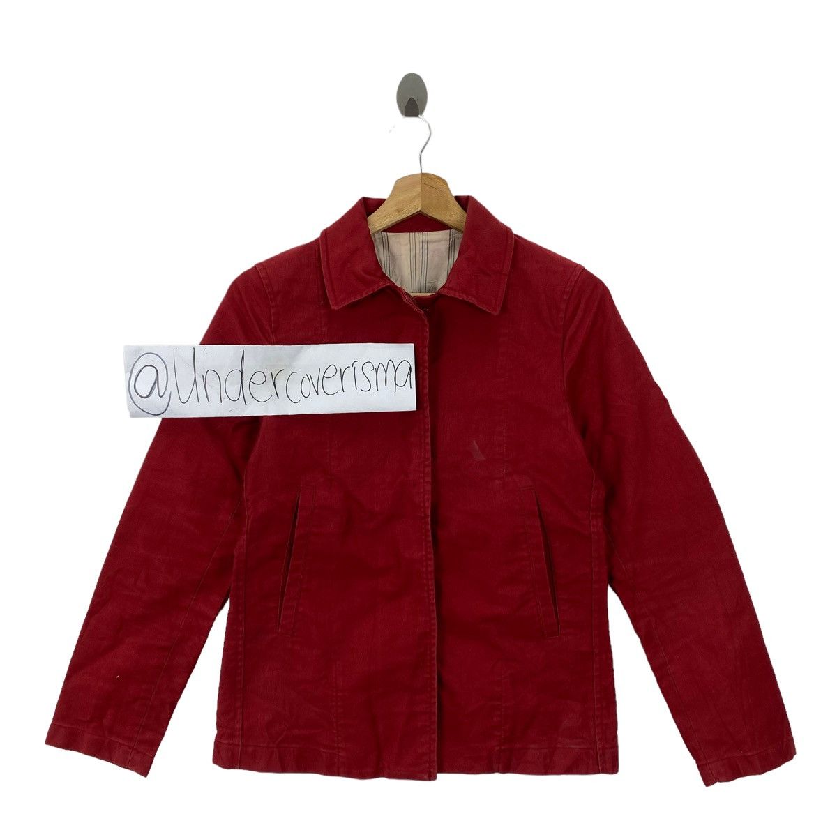 SHIPS Vintage SHIPS For Women Red Jeans Plain Coat Jacket Size M / US 6-8 / IT 42-44 - 1 Thumbnail