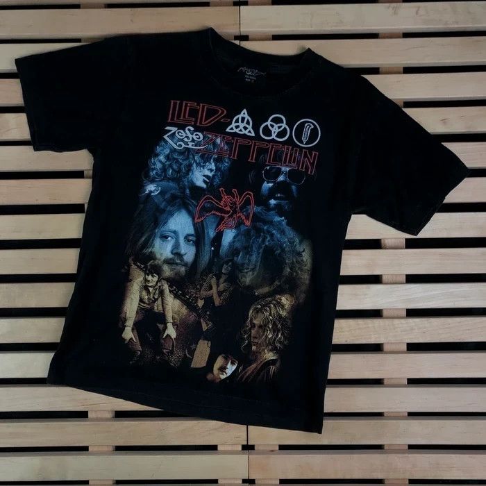 Band Tees × Vintage Mens Vintage T Shirt Led Zeppelin Size S Size US S / EU 44-46 / 1 - 1 Thumbnail