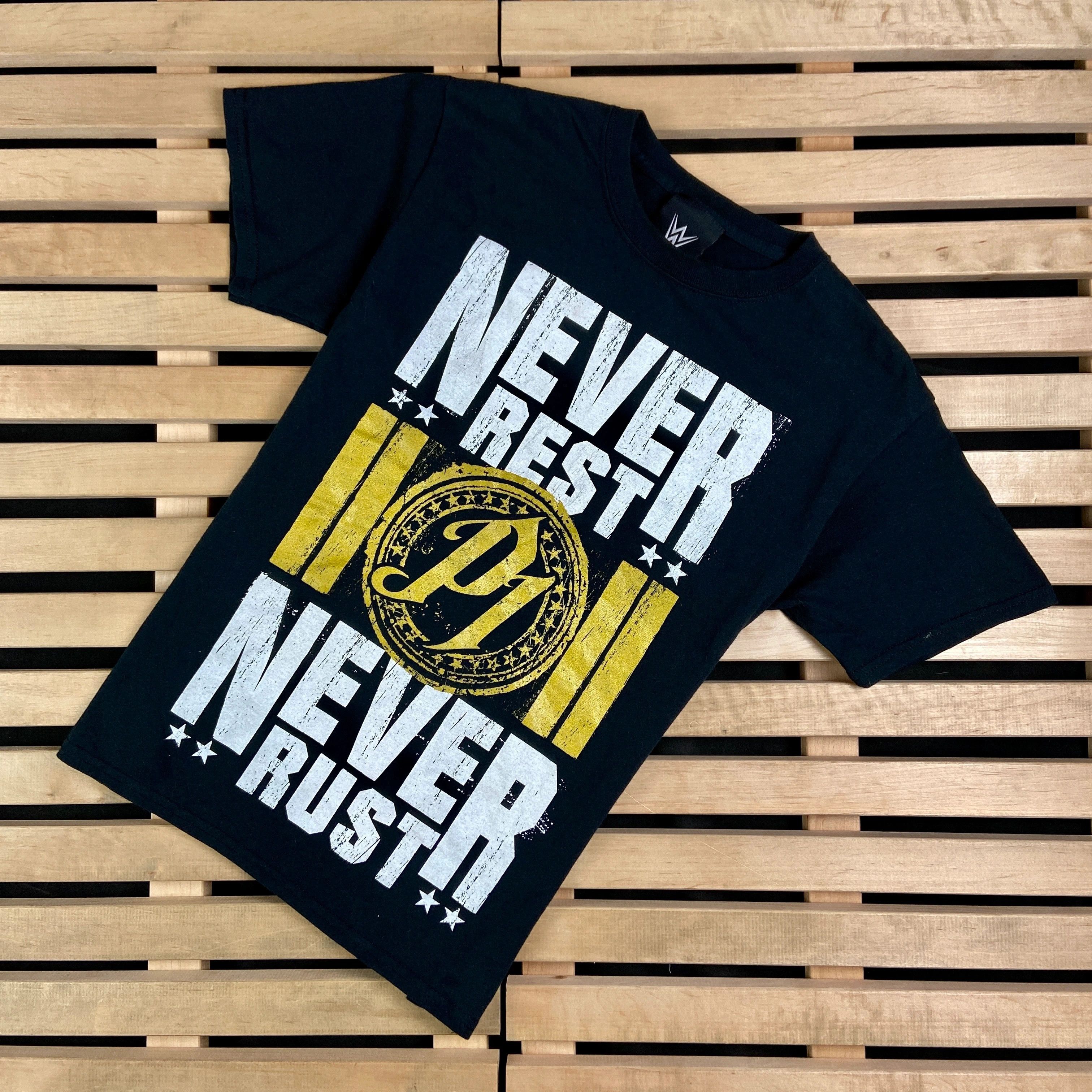 Vintage Mens Vintage T Shirt WWE Never Rust Rest Size XS/S Size US S / EU 44-46 / 1 - 1 Thumbnail