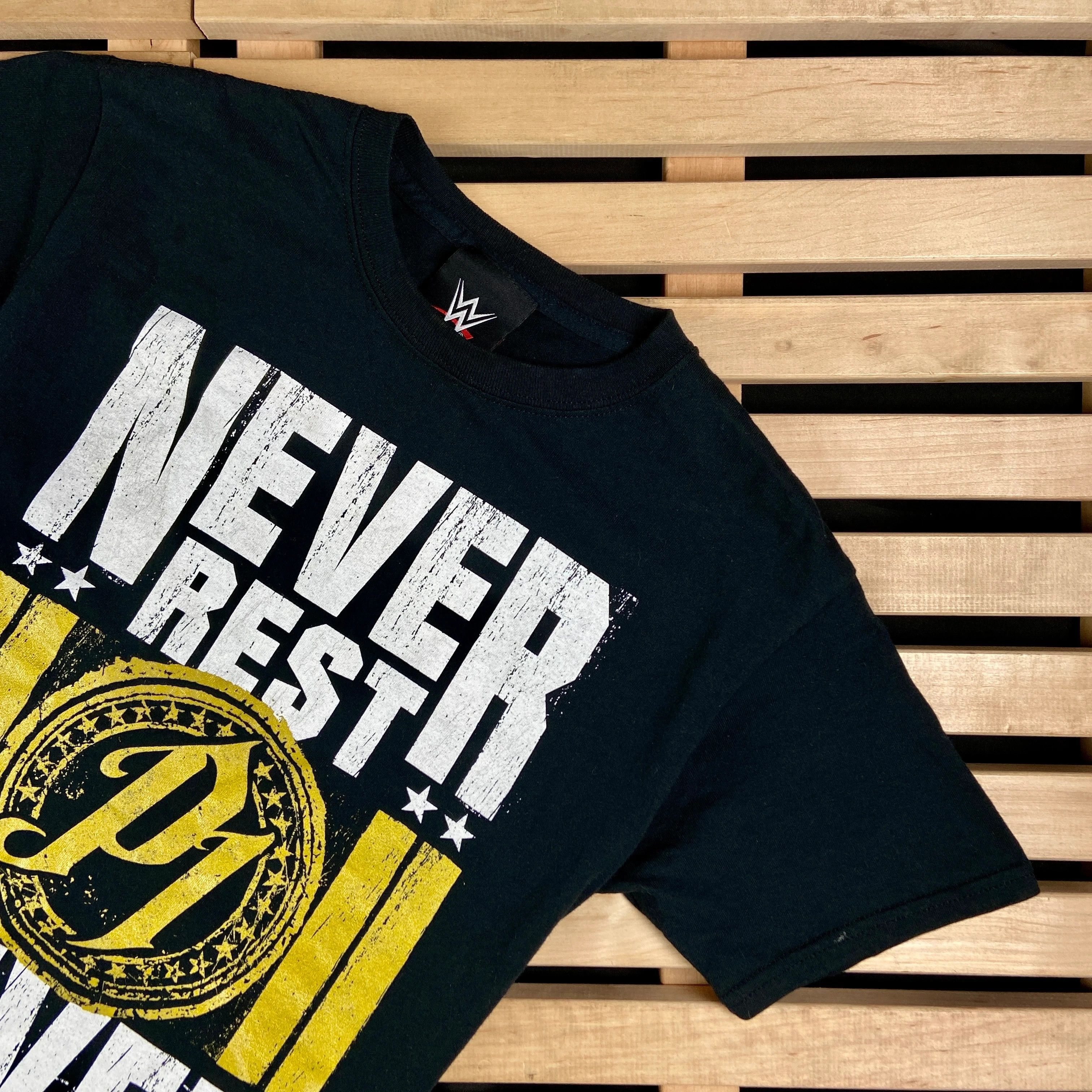 Vintage Mens Vintage T Shirt WWE Never Rust Rest Size XS/S Size US S / EU 44-46 / 1 - 2 Thumbnail