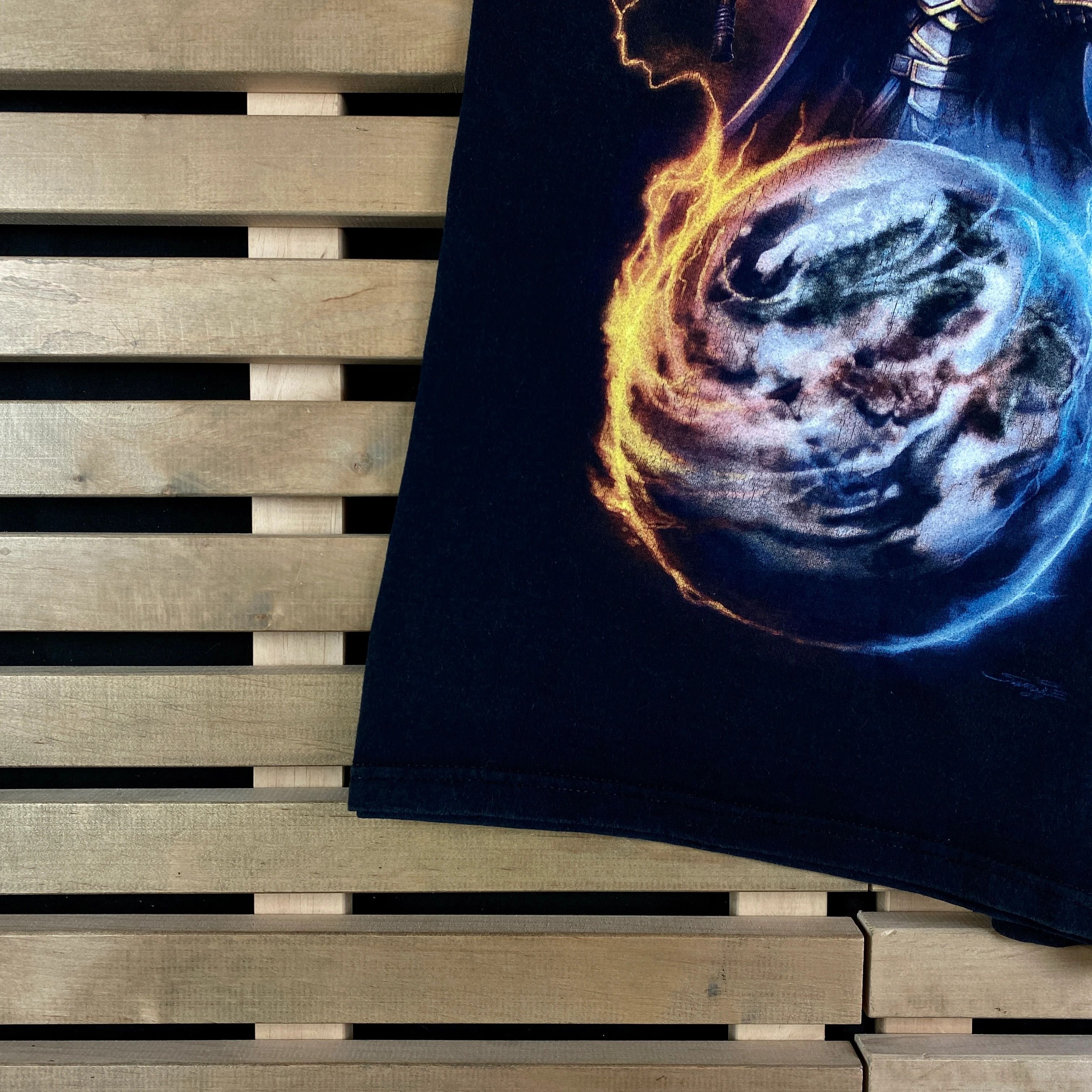 Band Tees × Vintage Mens Vintage T Shirt HammerFall Tour 2009 Size M Size US M / EU 48-50 / 2 - 3 Thumbnail