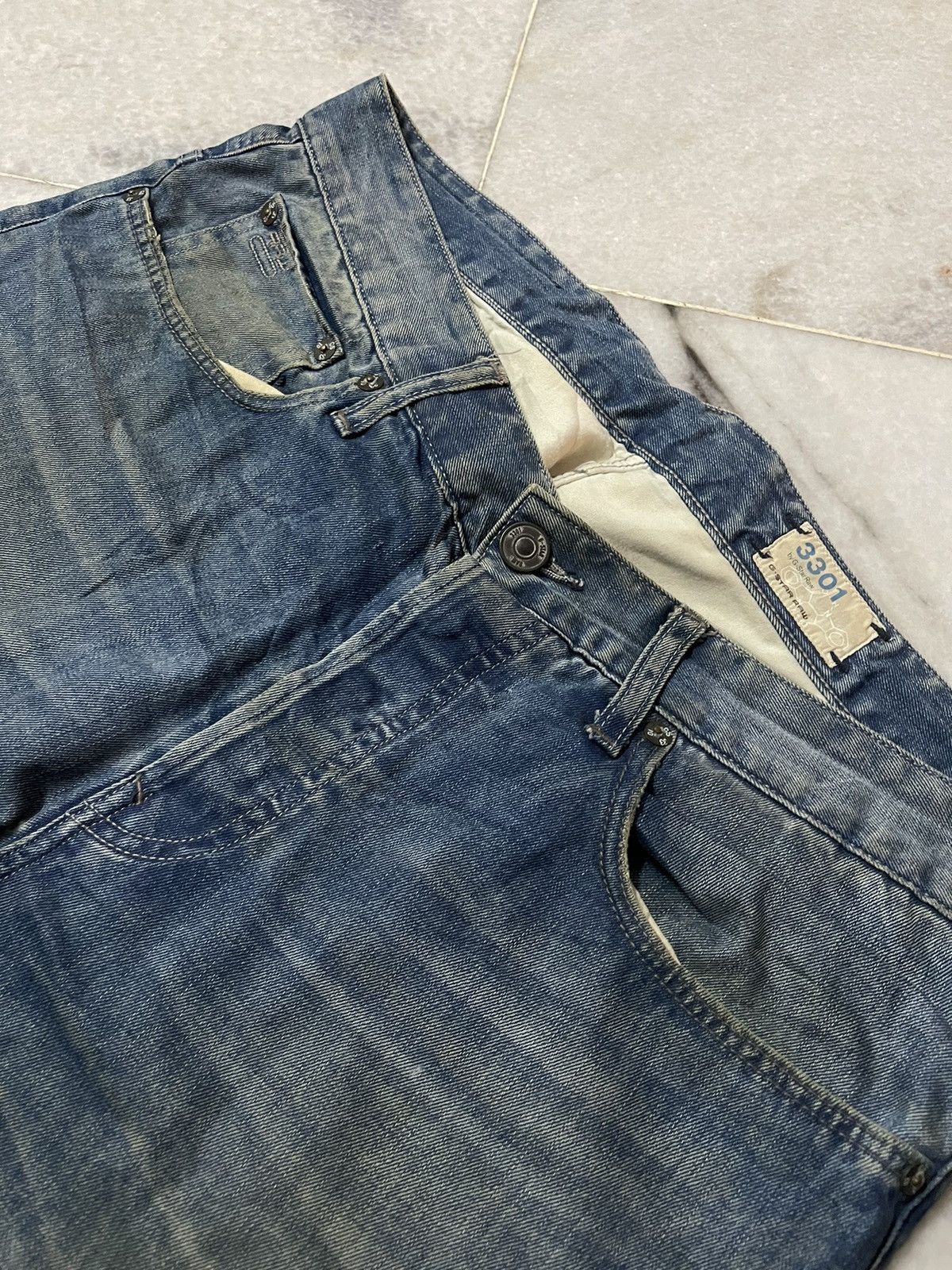 G-Star G Star Raw Denim Jeans Blue Size US 34 / EU 50 - 2 Thumbnail