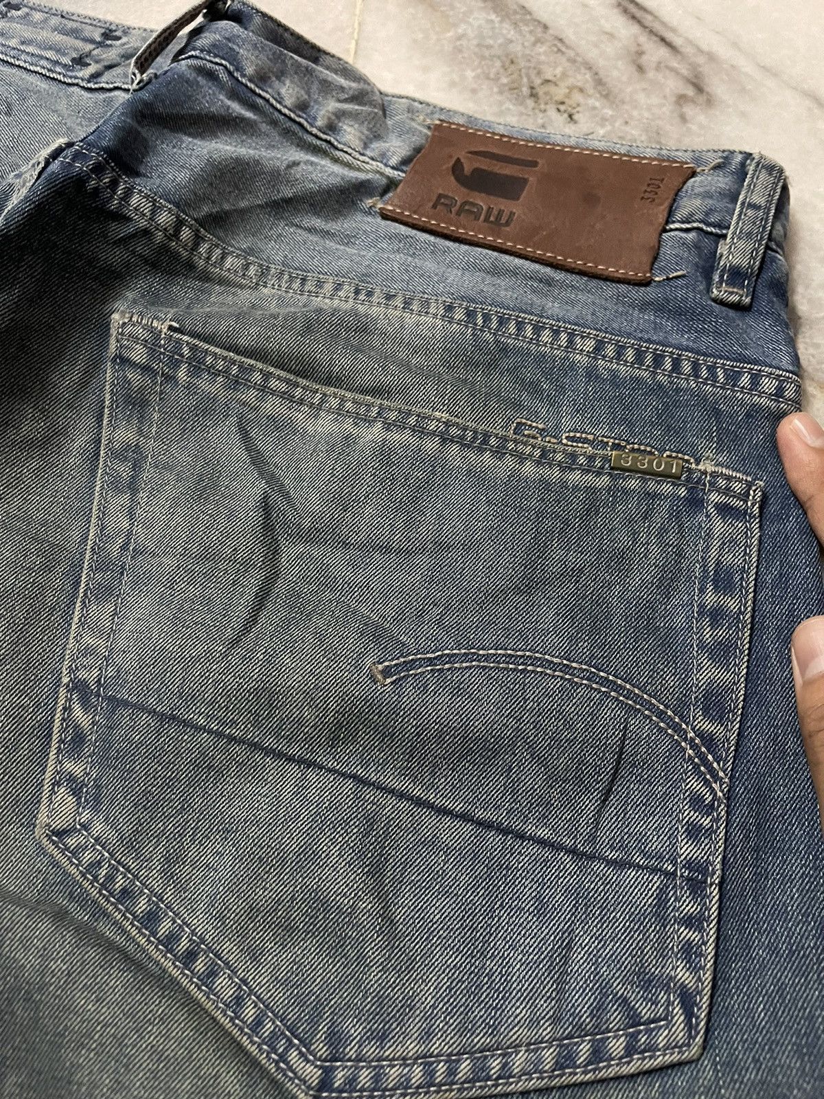 G-Star G Star Raw Denim Jeans Blue Size US 34 / EU 50 - 5 Thumbnail