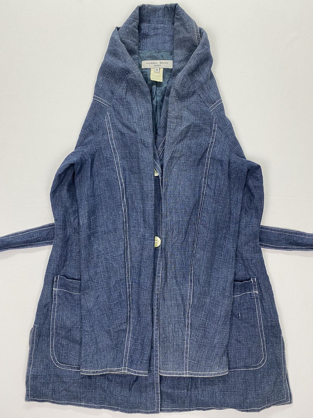 Vanessa Bruno Vanessa Bruno Paris Denim Style Jacket Size S / US 4 / IT 40 - 6 Thumbnail