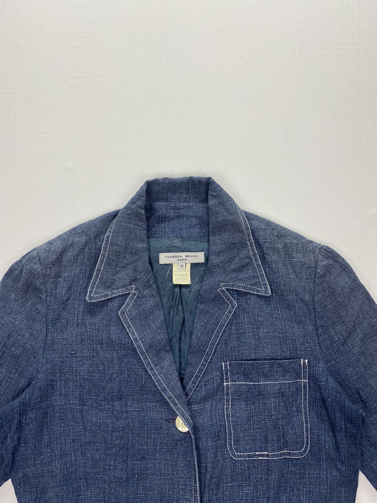 Vanessa Bruno Vanessa Bruno Paris Denim Style Jacket Size S / US 4 / IT 40 - 5 Thumbnail