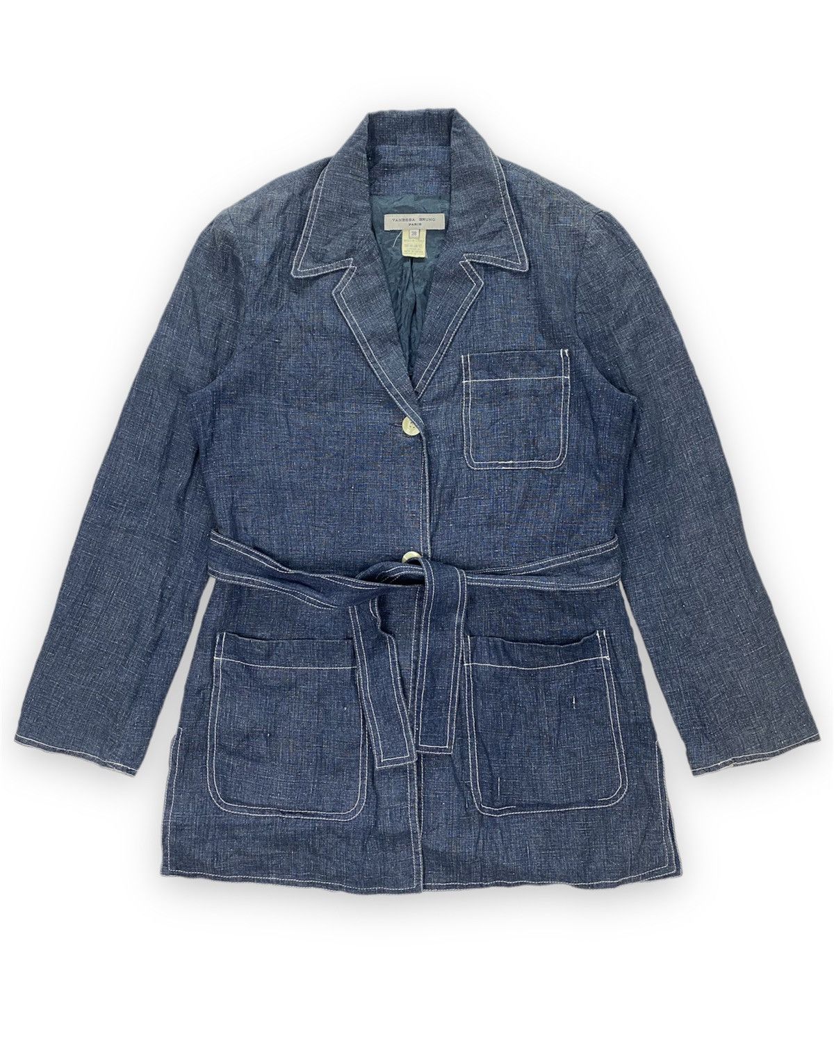 Vanessa Bruno Vanessa Bruno Paris Denim Style Jacket Size S / US 4 / IT 40 - 1 Thumbnail