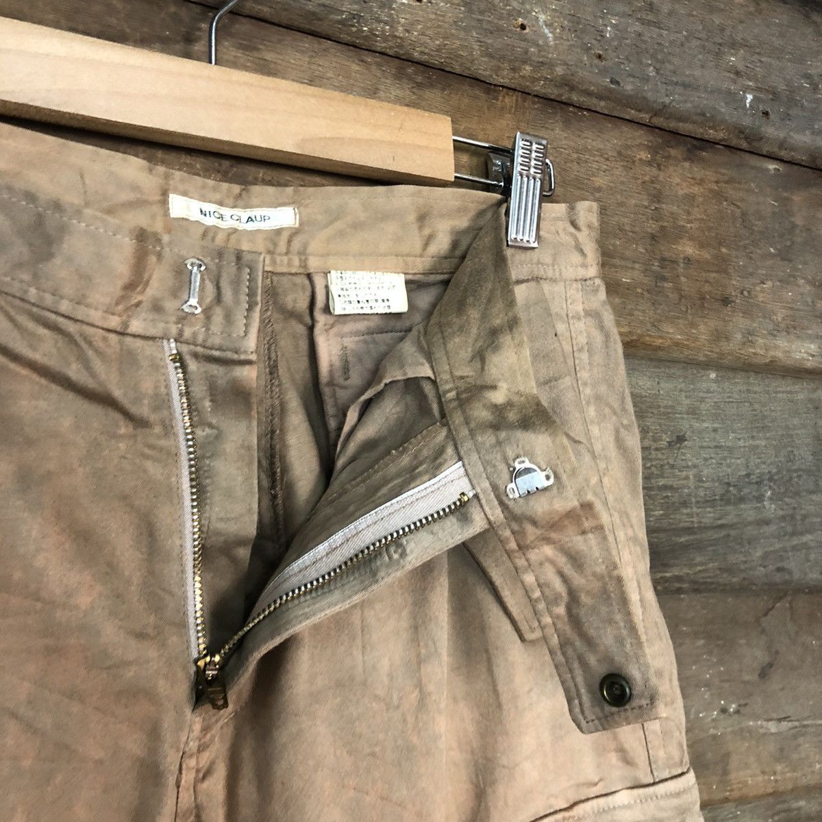 Japanese Brand Vintage Nice Claup Brown tactical Cargo Pants #0568 Size US 28 / EU 44 - 7 Thumbnail