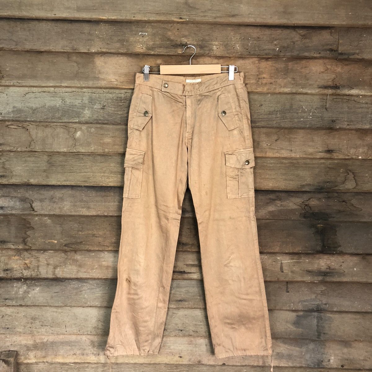 Japanese Brand Vintage Nice Claup Brown tactical Cargo Pants #0568 Size US 28 / EU 44 - 1 Thumbnail