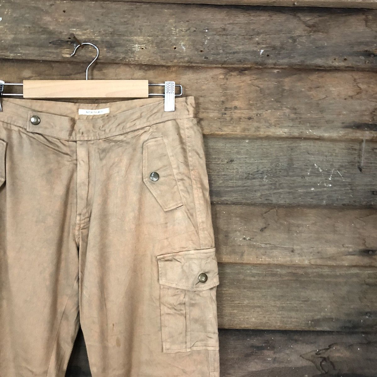 Japanese Brand Vintage Nice Claup Brown tactical Cargo Pants #0568 Size US 28 / EU 44 - 5 Thumbnail