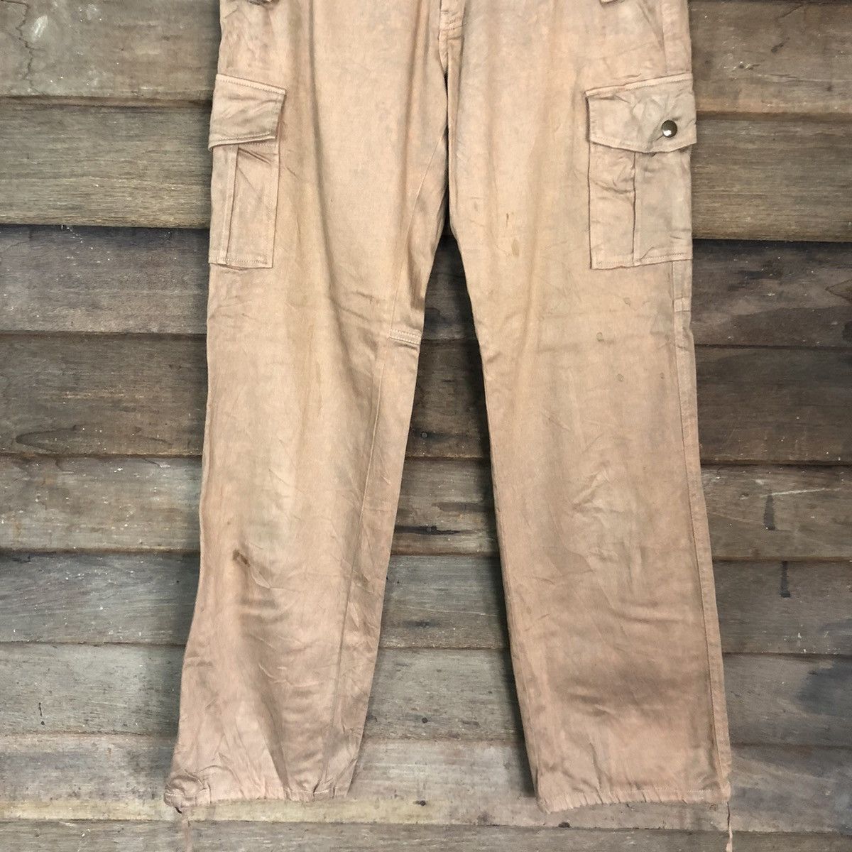 Japanese Brand Vintage Nice Claup Brown tactical Cargo Pants #0568 Size US 28 / EU 44 - 3 Thumbnail