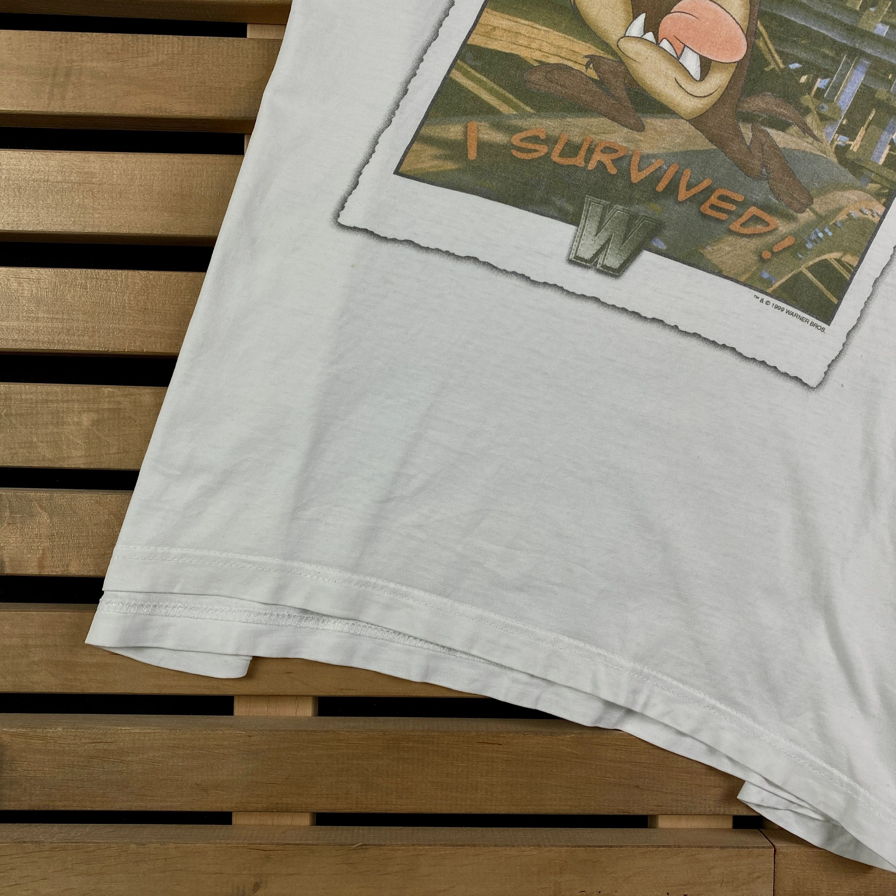 Vintage × Warner Bros Vintage T Shirt Warner Bros Movie Wild West 1993 Size L Size US L / EU 52-54 / 3 - 3 Thumbnail