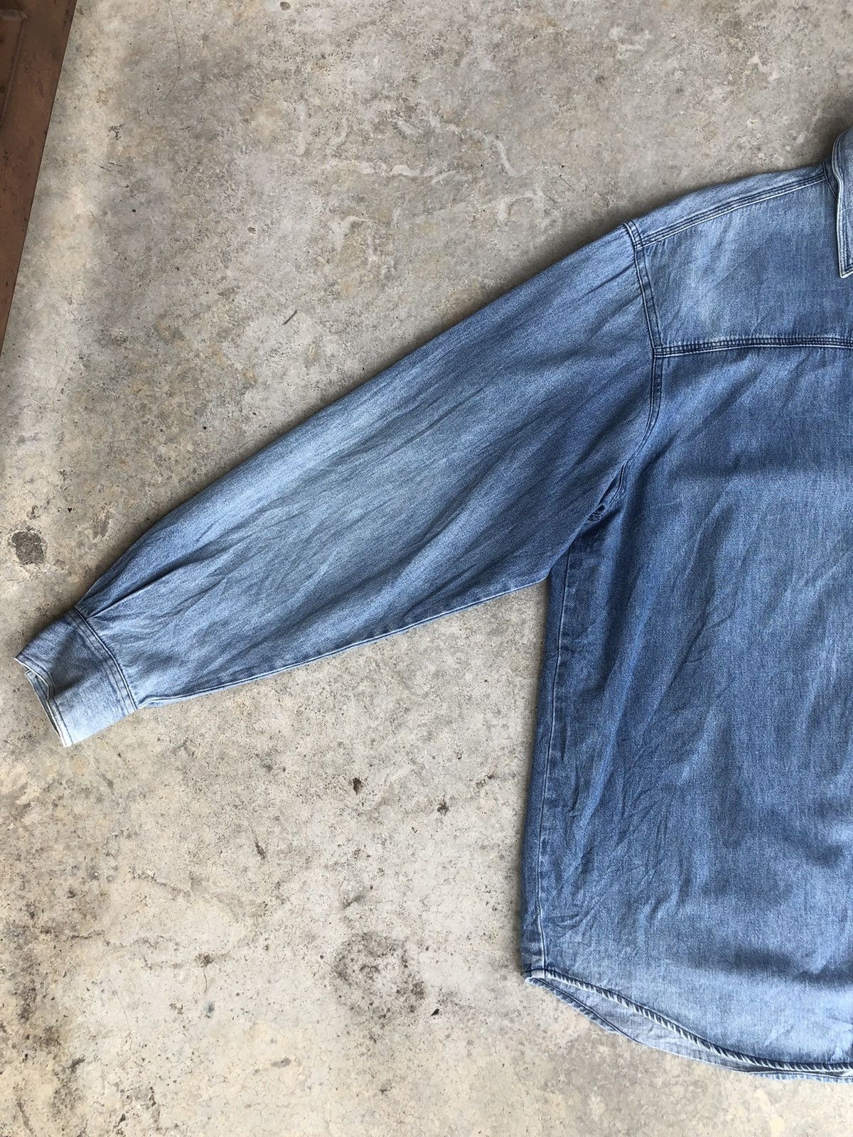 Marc Buchanan Pelle Pelle Marc Buchanan Embroidered Distressed Denim Size US L / EU 52-54 / 3 - 5 Thumbnail