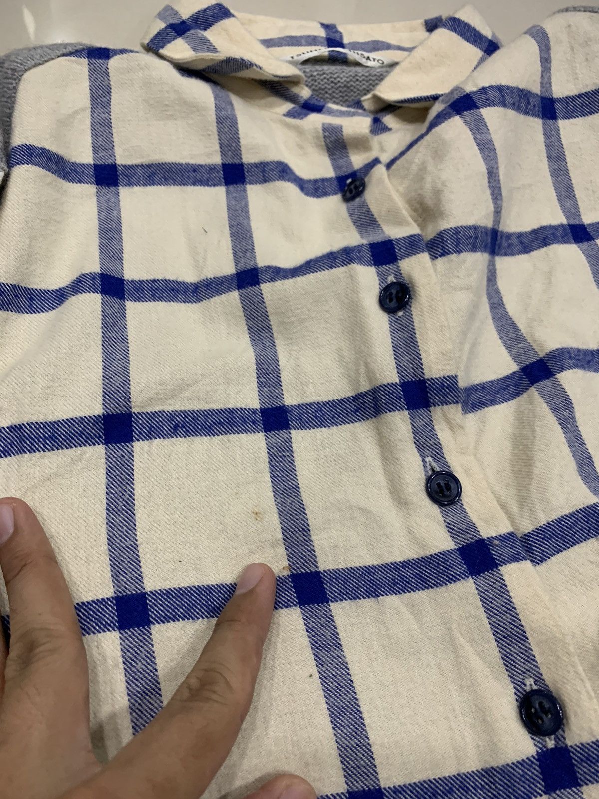 Tsumori Chisato TSUMORI CHISATO BY ISSEY MIYAKE WOOL MIX SHIRT RUNWAY Size US M / EU 48-50 / 2 - 9 Thumbnail
