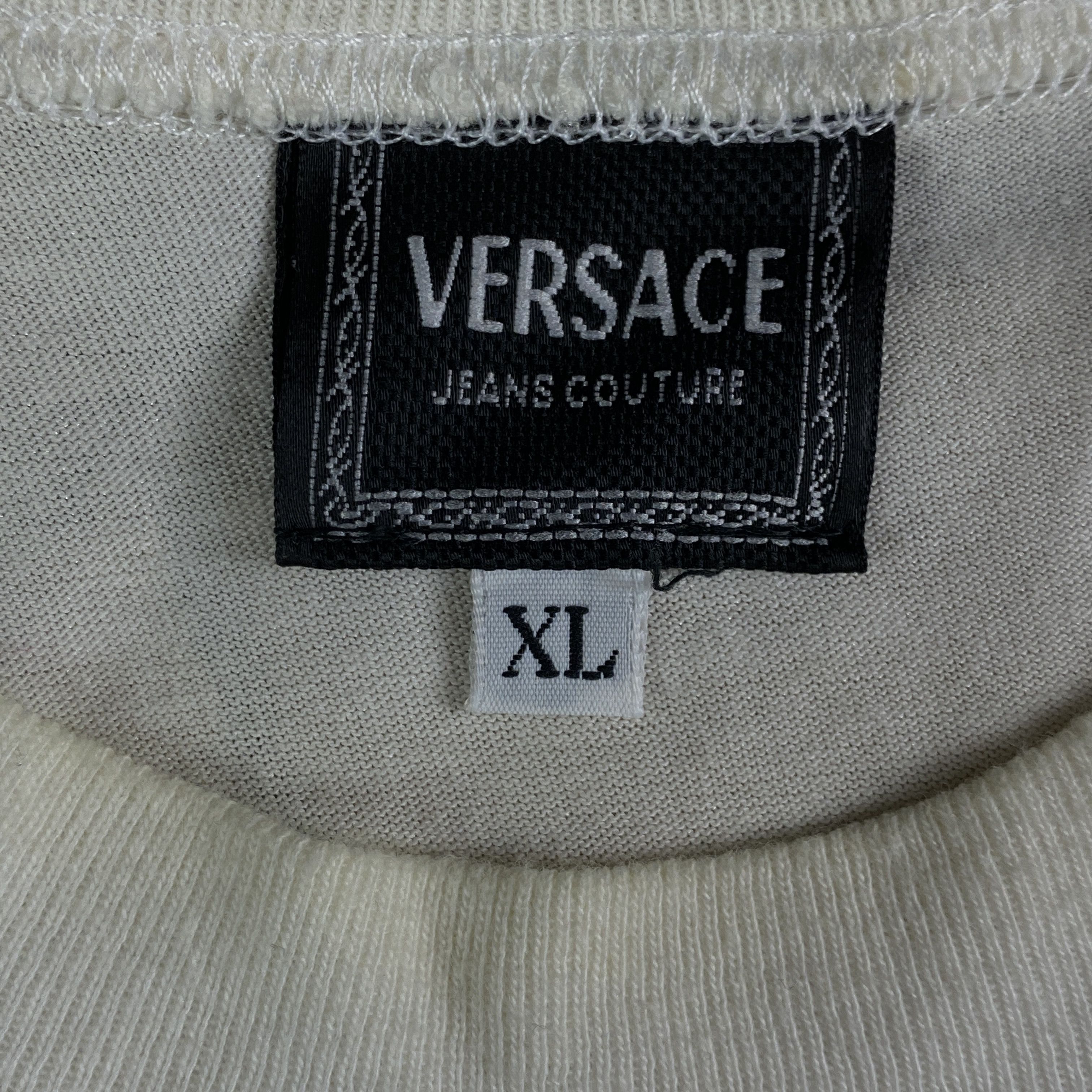 Versace Jeans Couture × Vintage Mens Vintage T Shirt Versace Jeans Couture Size XL Size US XL / EU 56 / 4 - 4 Thumbnail