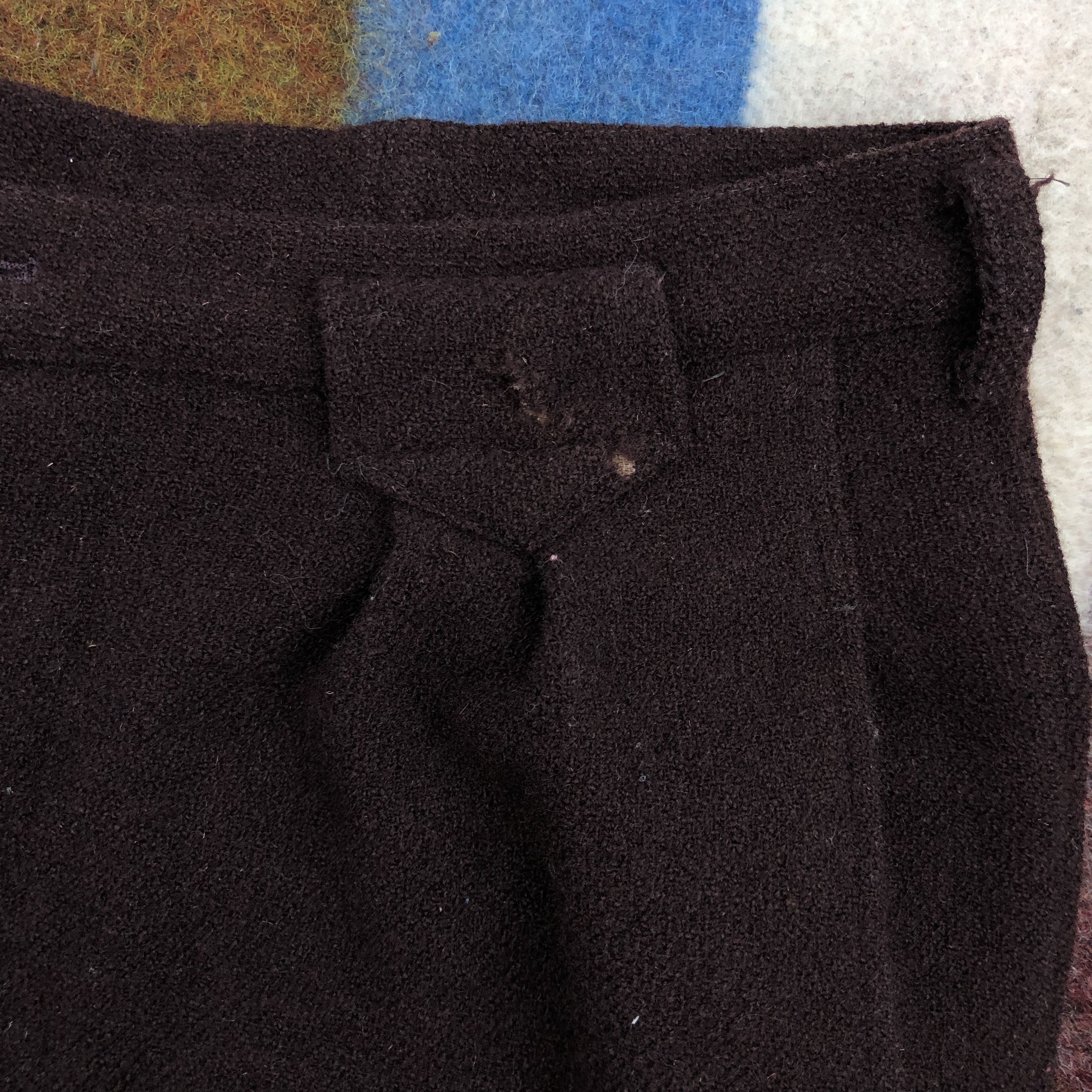 Y's YS MADE IN JAPAN Wool Skirt Mini Skirt #0454/S Size 34" / US 12 / IT 48 - 5 Thumbnail