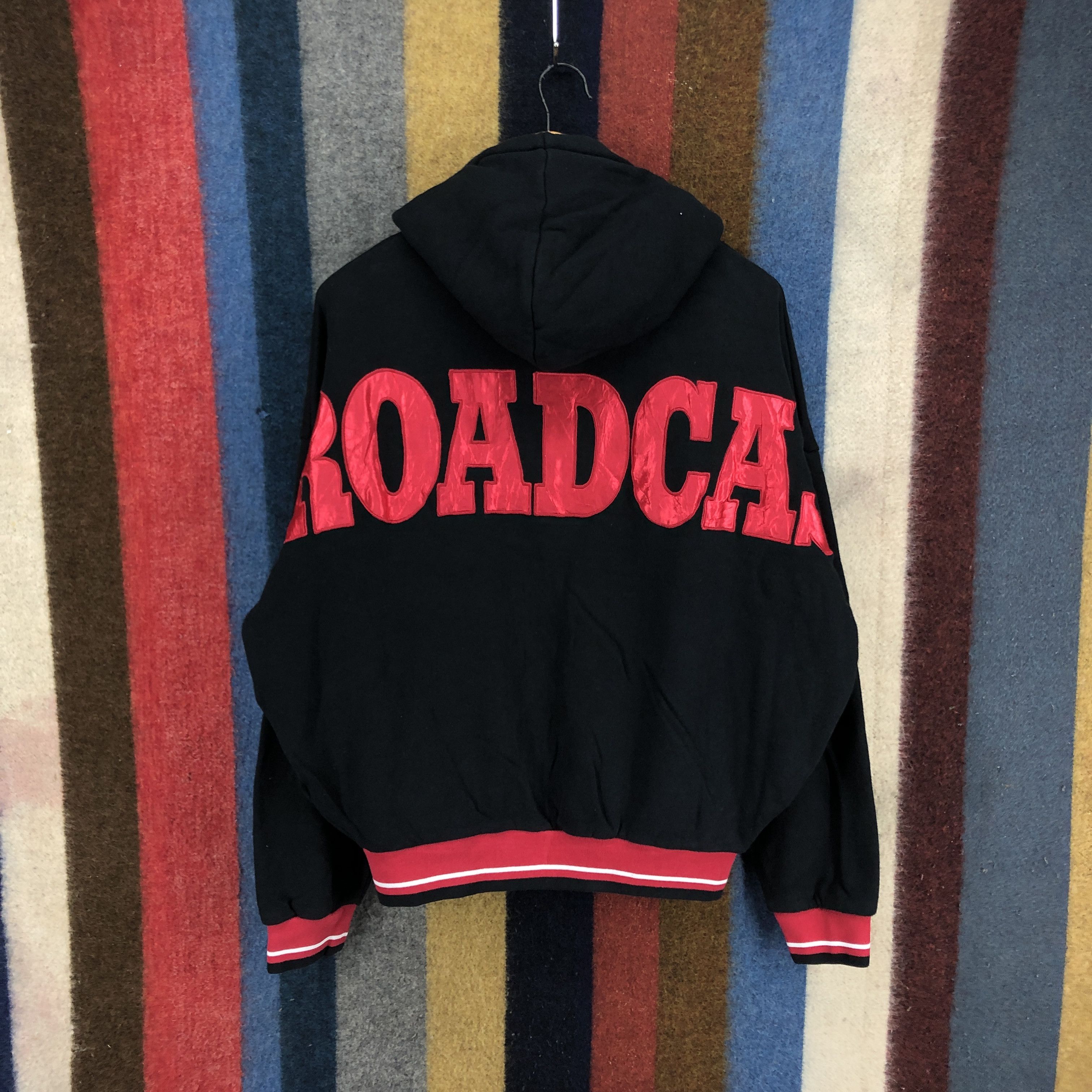 Japanese Brand GYDA Broadcast Rare Design Zipper Hoodie #2697-97 Size US XL / EU 56 / 4 - 2 Thumbnail
