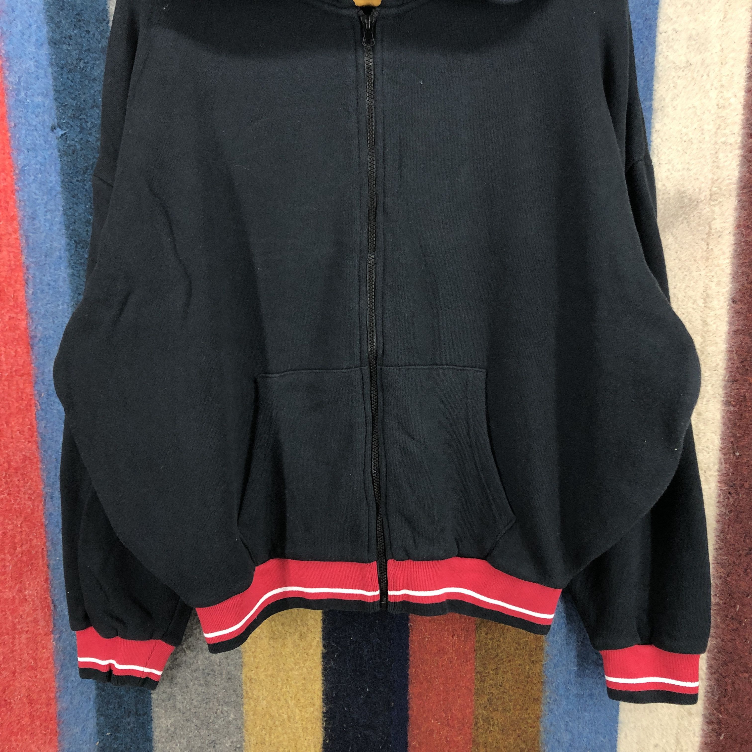 Japanese Brand GYDA Broadcast Rare Design Zipper Hoodie #2697-97 Size US XL / EU 56 / 4 - 4 Thumbnail